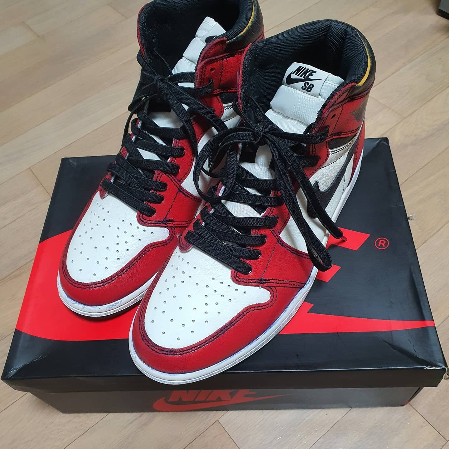 Jordan 1 Retro High OG Defiant SB LA to Chicago 착용 스타일 - 2