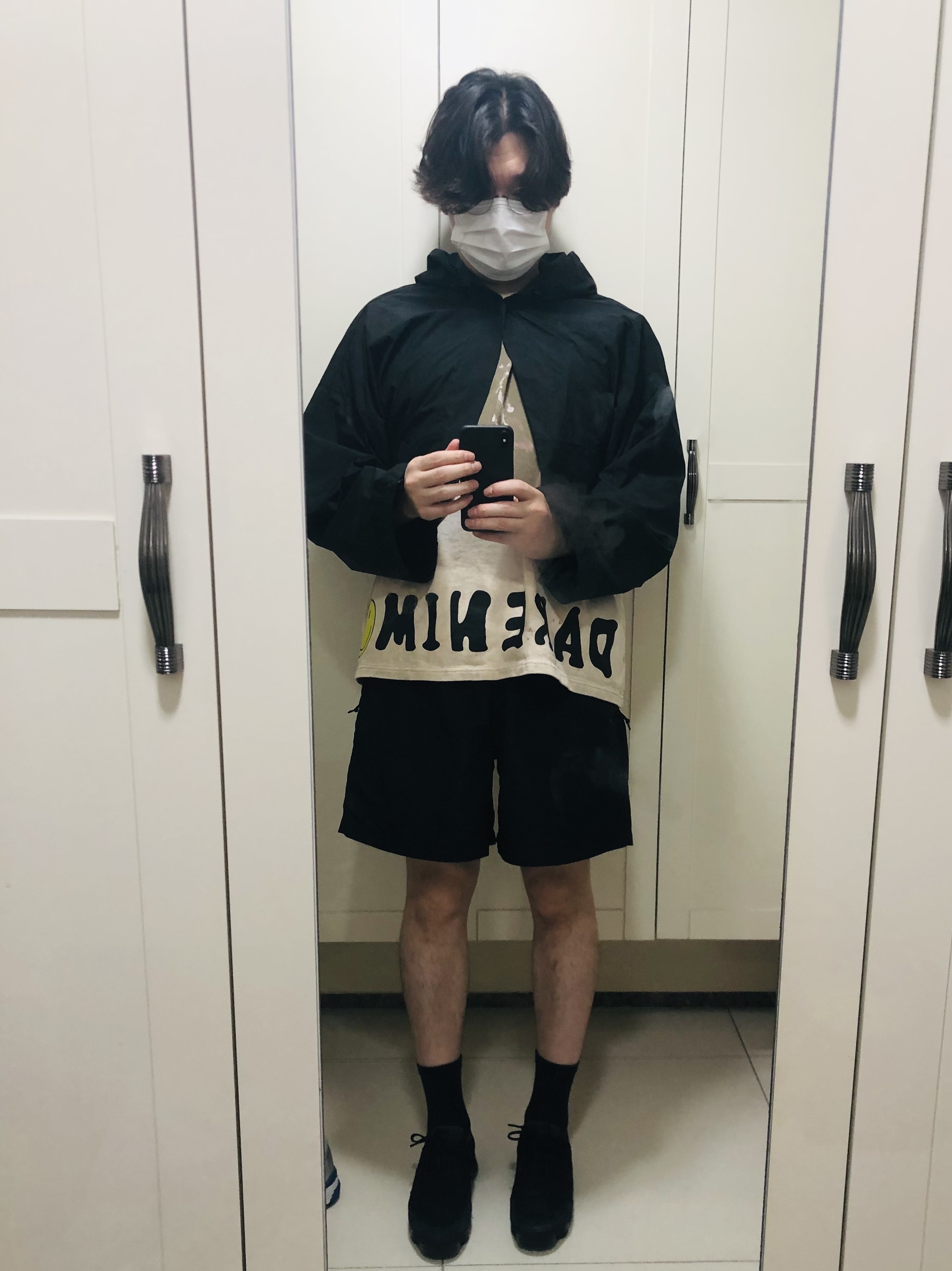 Nike Air VaporMax Triple Black, Nike NRG ACG Trail Shorts Black - Asia 착용 스타일