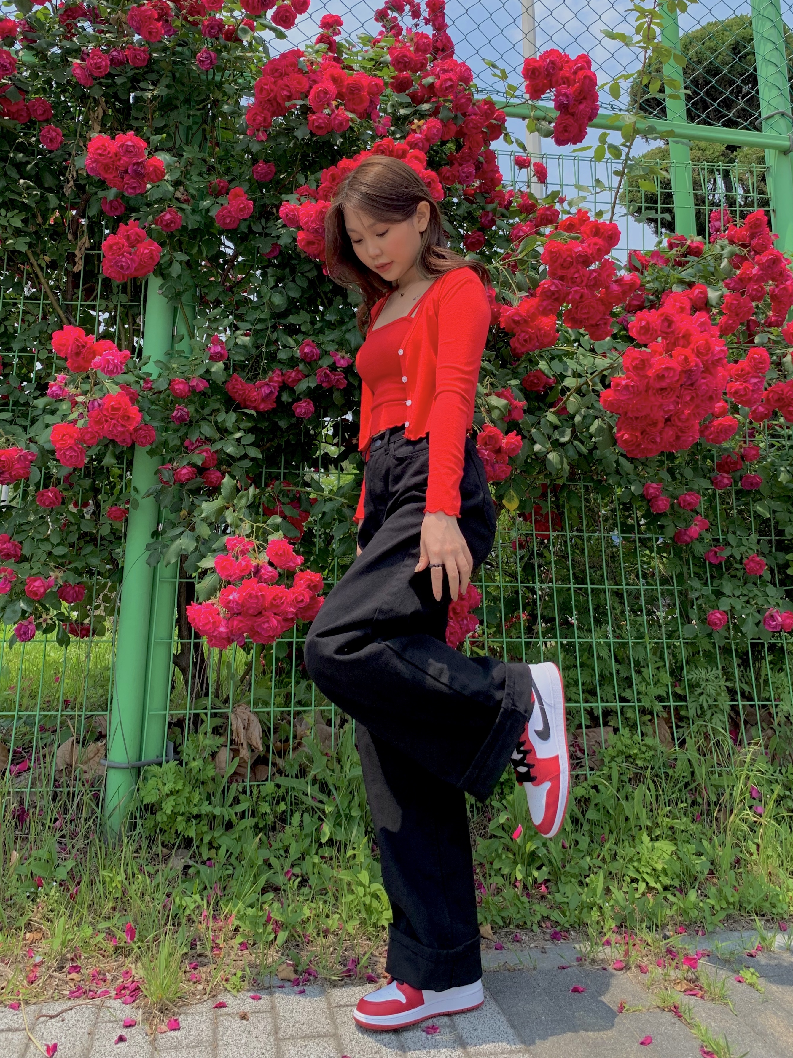 Jordan 1 Mid Chicago 2020 착용 스타일