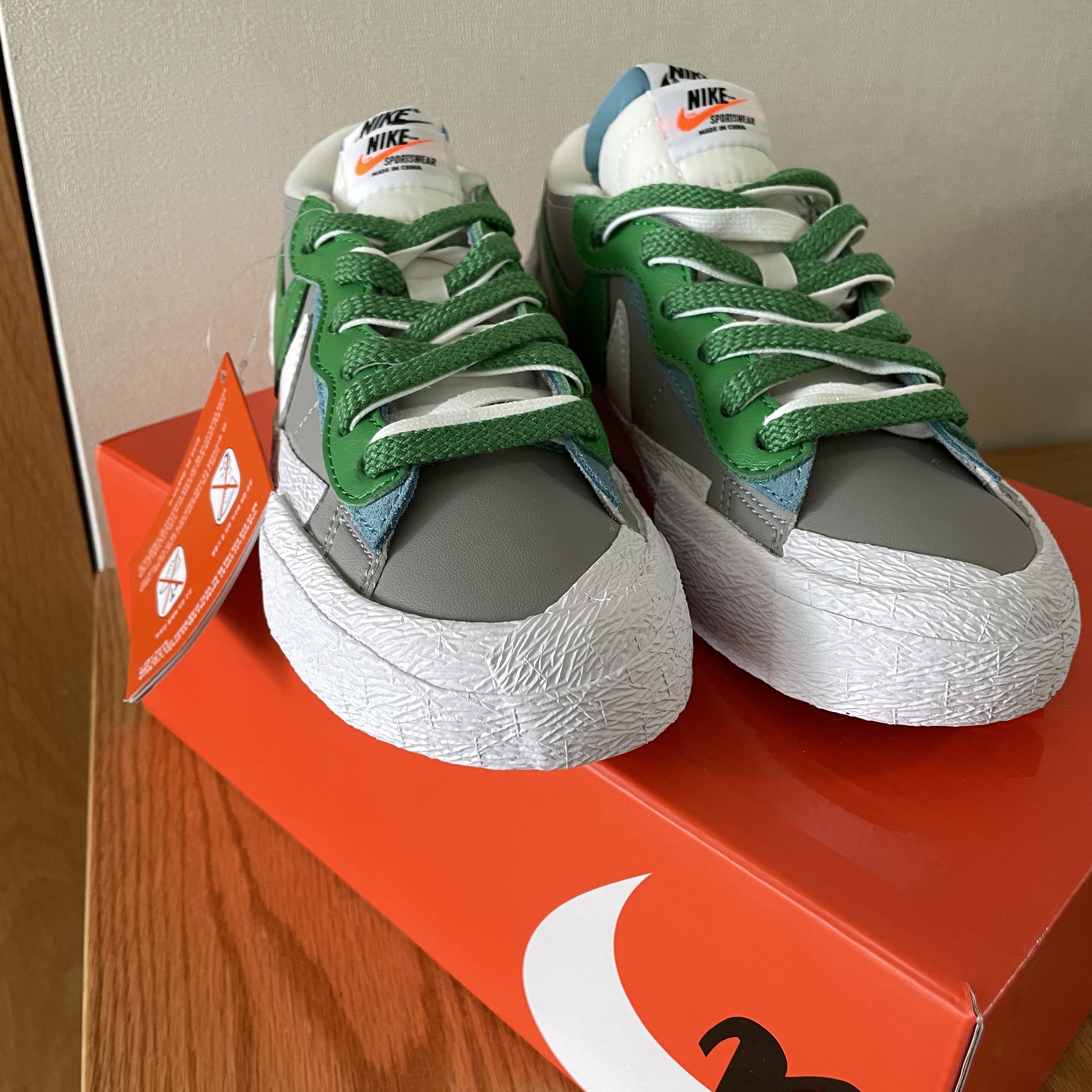 Nike x Sacai Blazer Low Classic Green 착용 스타일 - 4