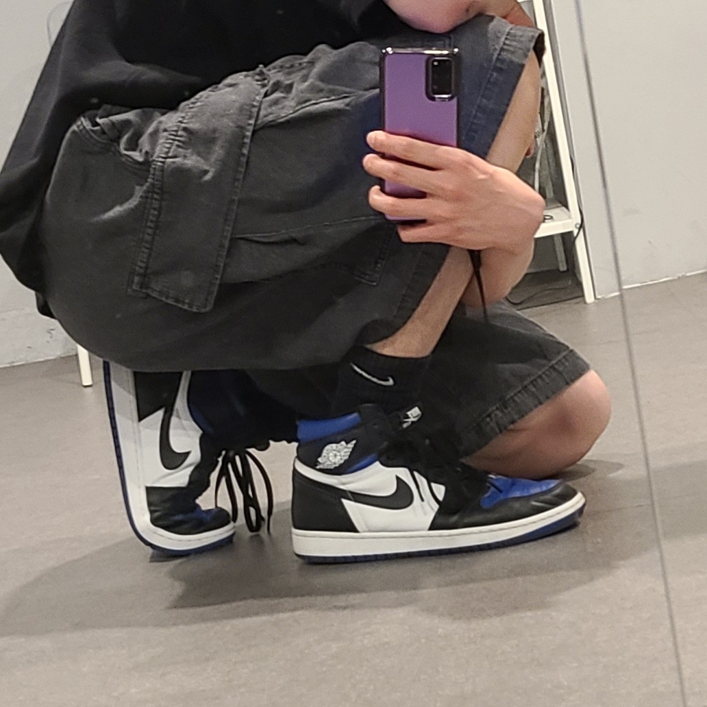 Jordan 1 Retro High OG Royal Toe 착용 스타일