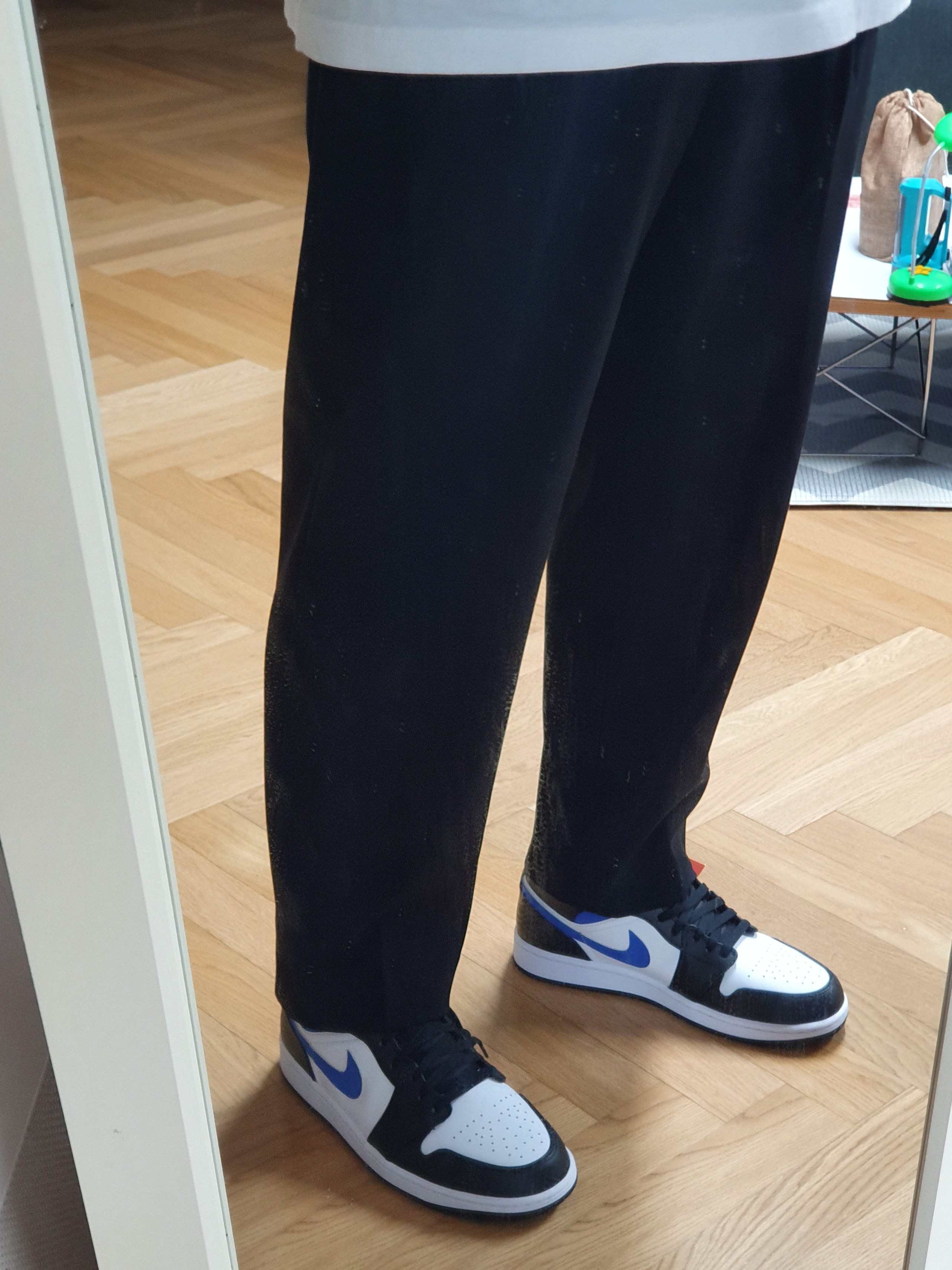 Jordan 1 Mid Racer Blue 착용 스타일 - 1