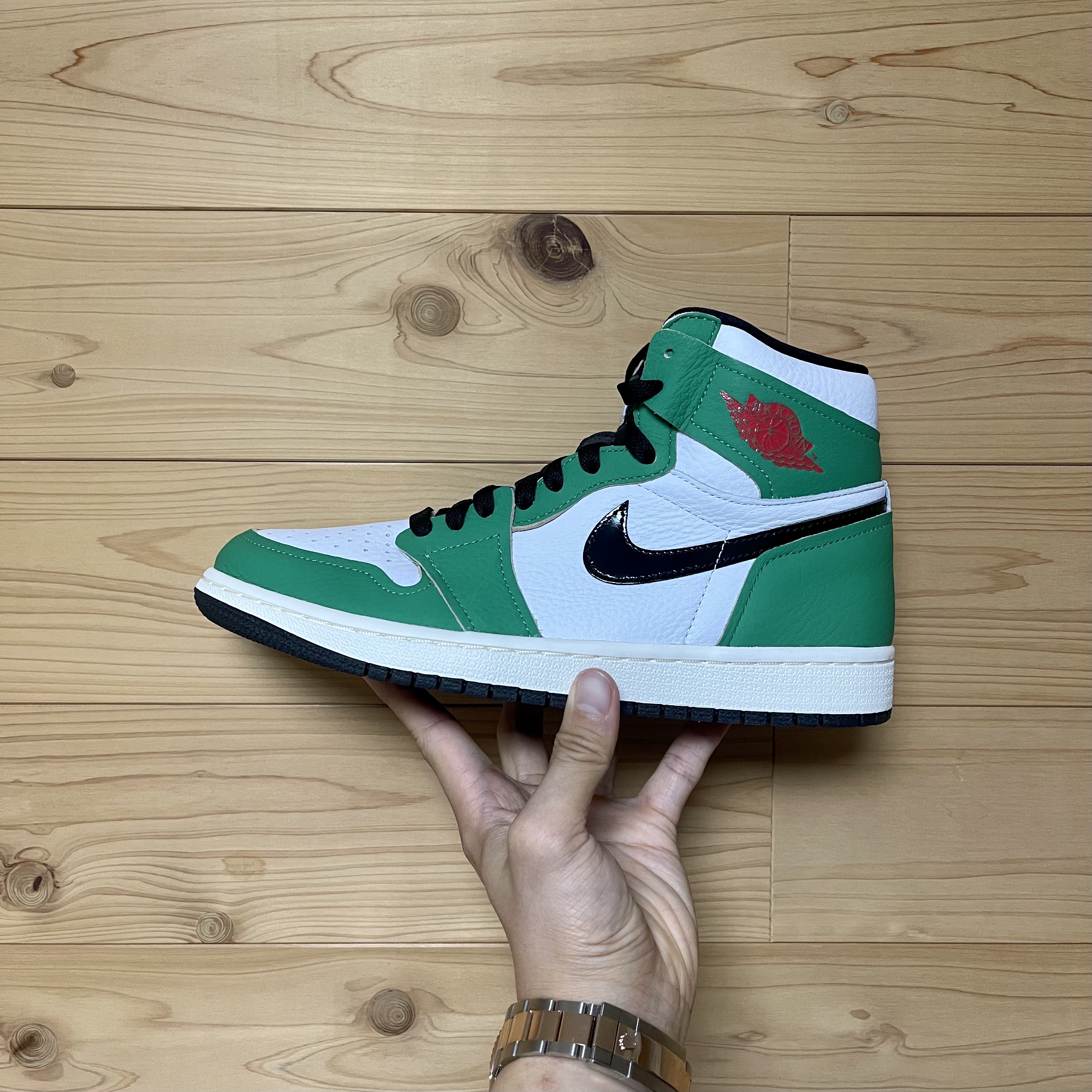 (W) Jordan 1 Retro High OG Lucky Green 착용 스타일