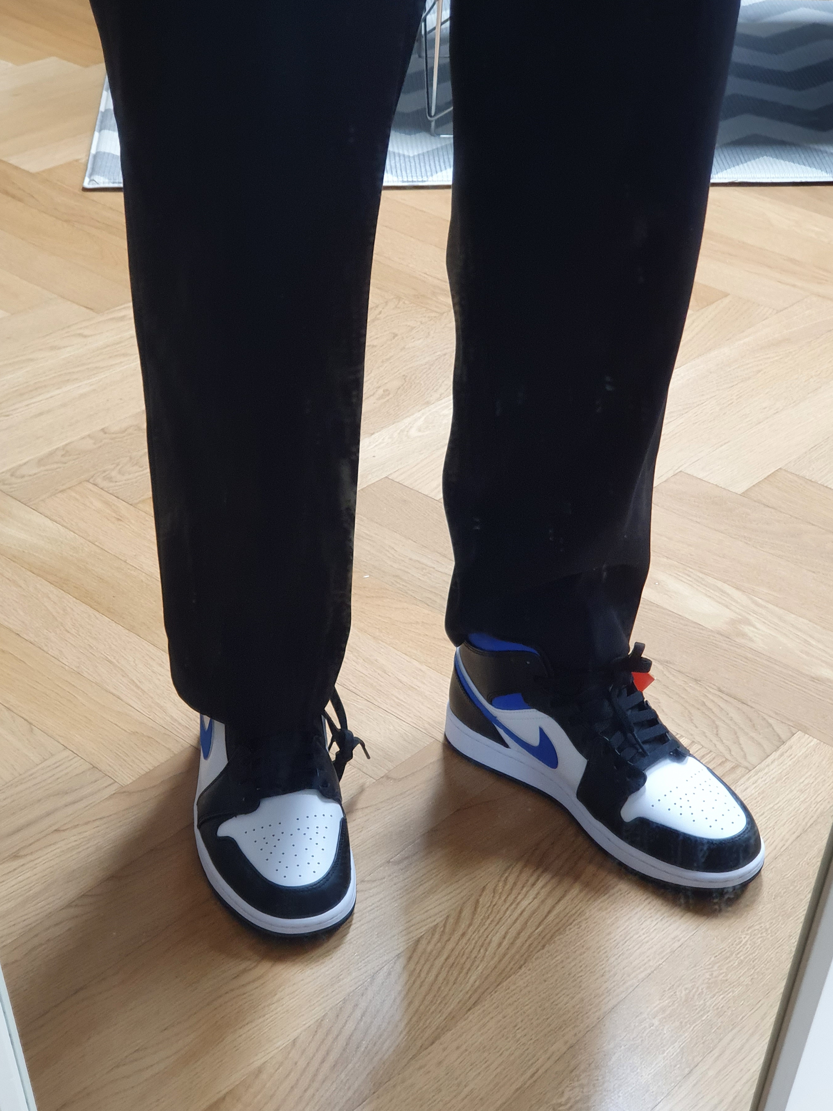 Jordan 1 Mid Racer Blue 착용 스타일 - 3