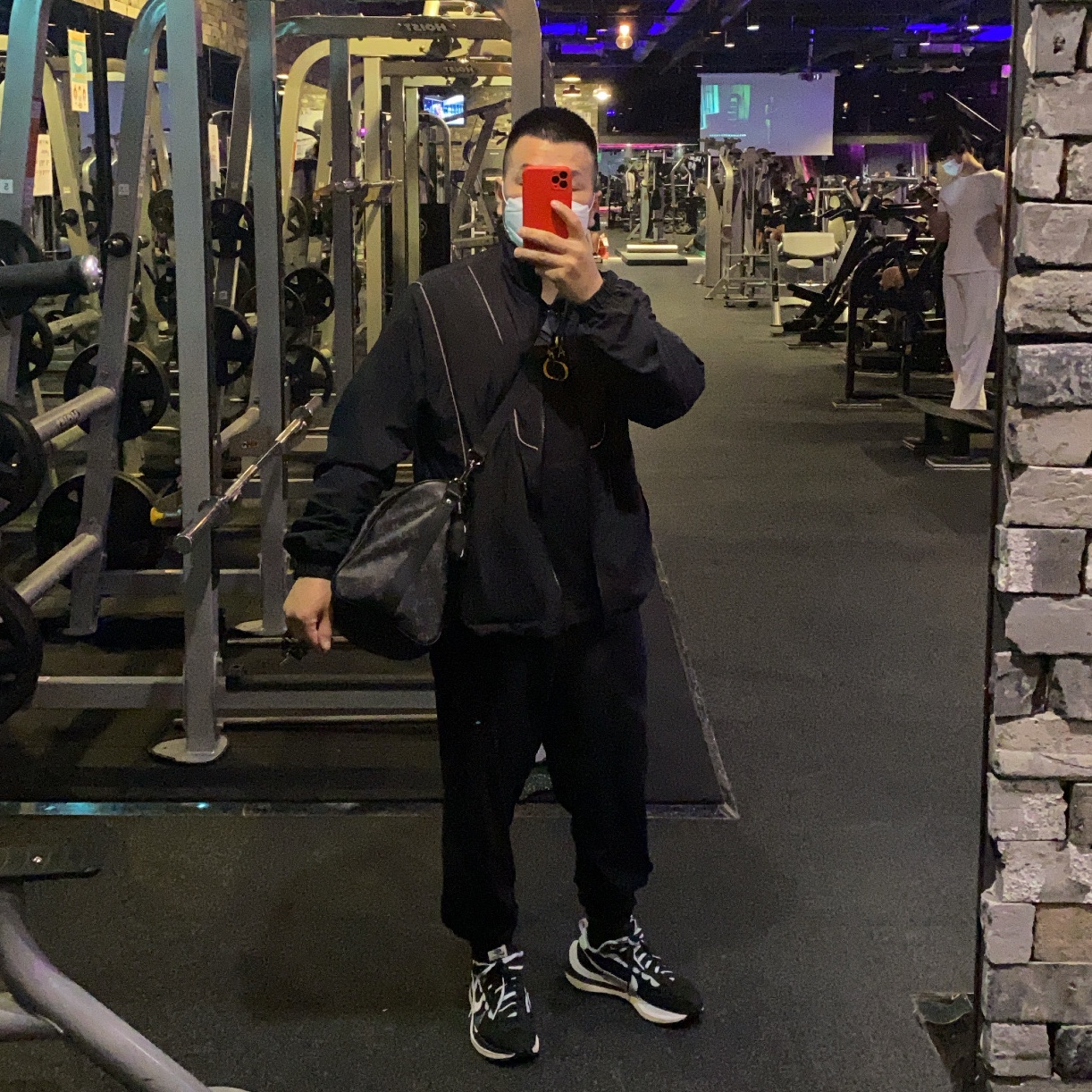 Nike x Sacai VaporWaffle Black White 착용 스타일