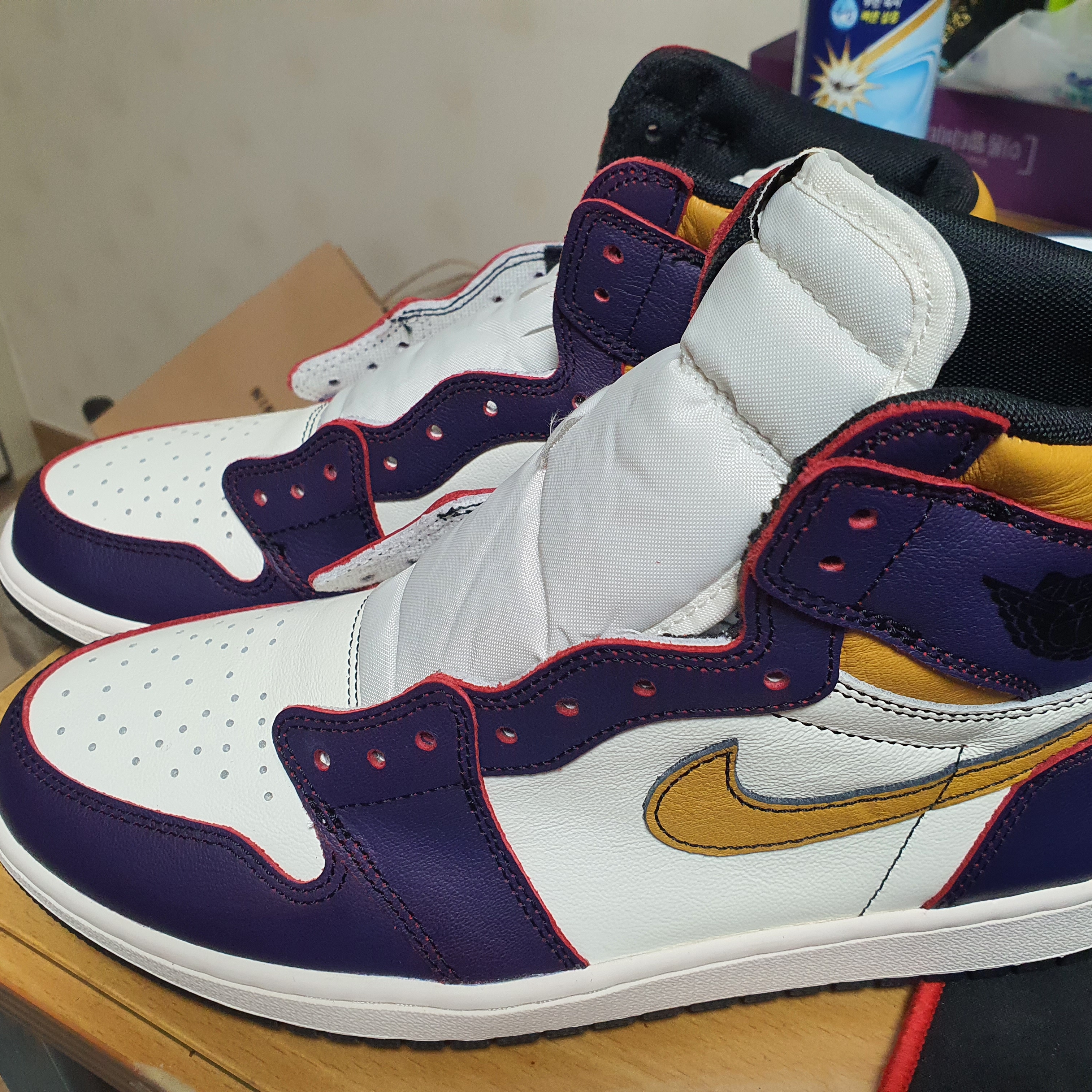 Jordan 1 Retro High OG Defiant SB LA to Chicago 착용 스타일 - 3