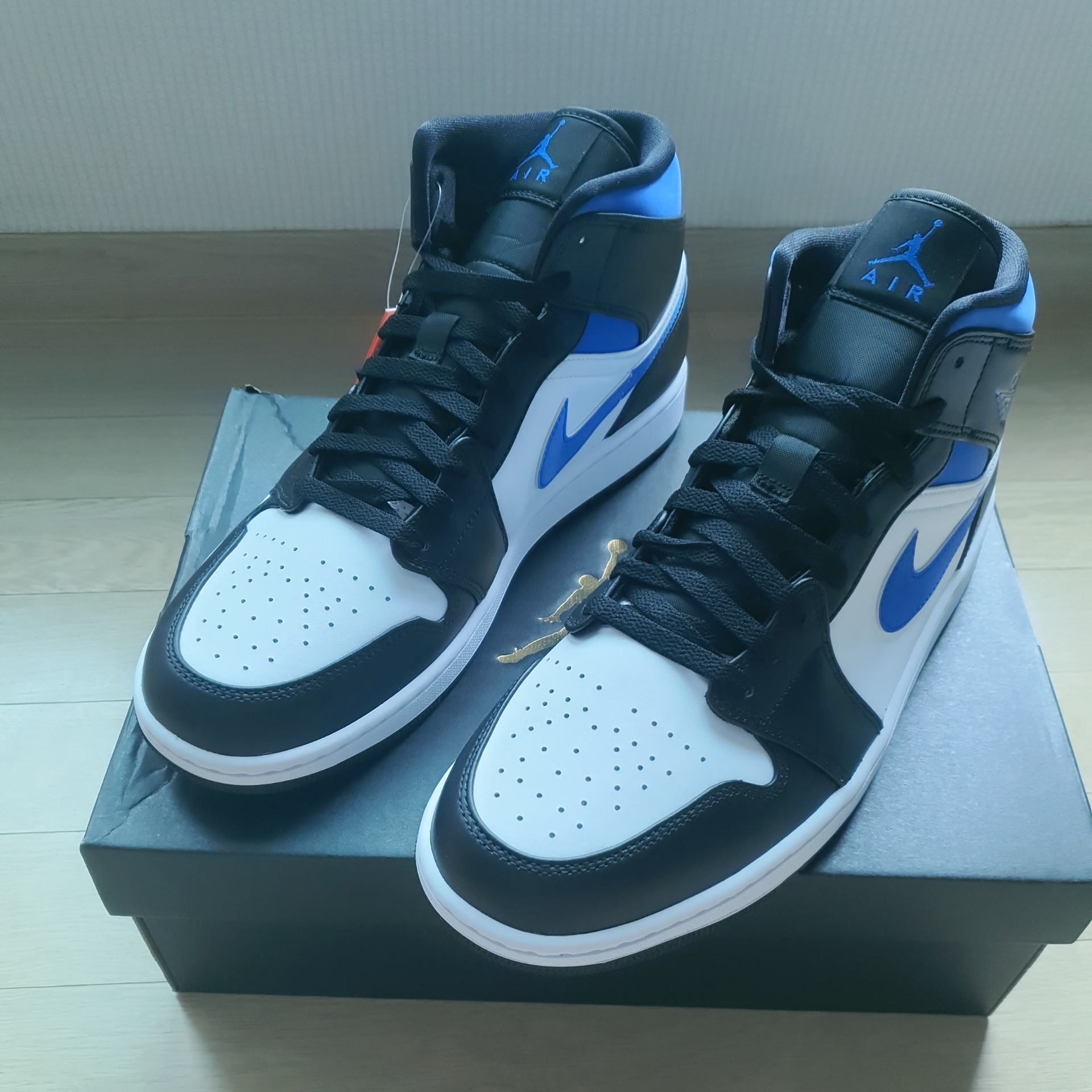 Jordan 1 Mid Racer Blue 착용 스타일 - 1