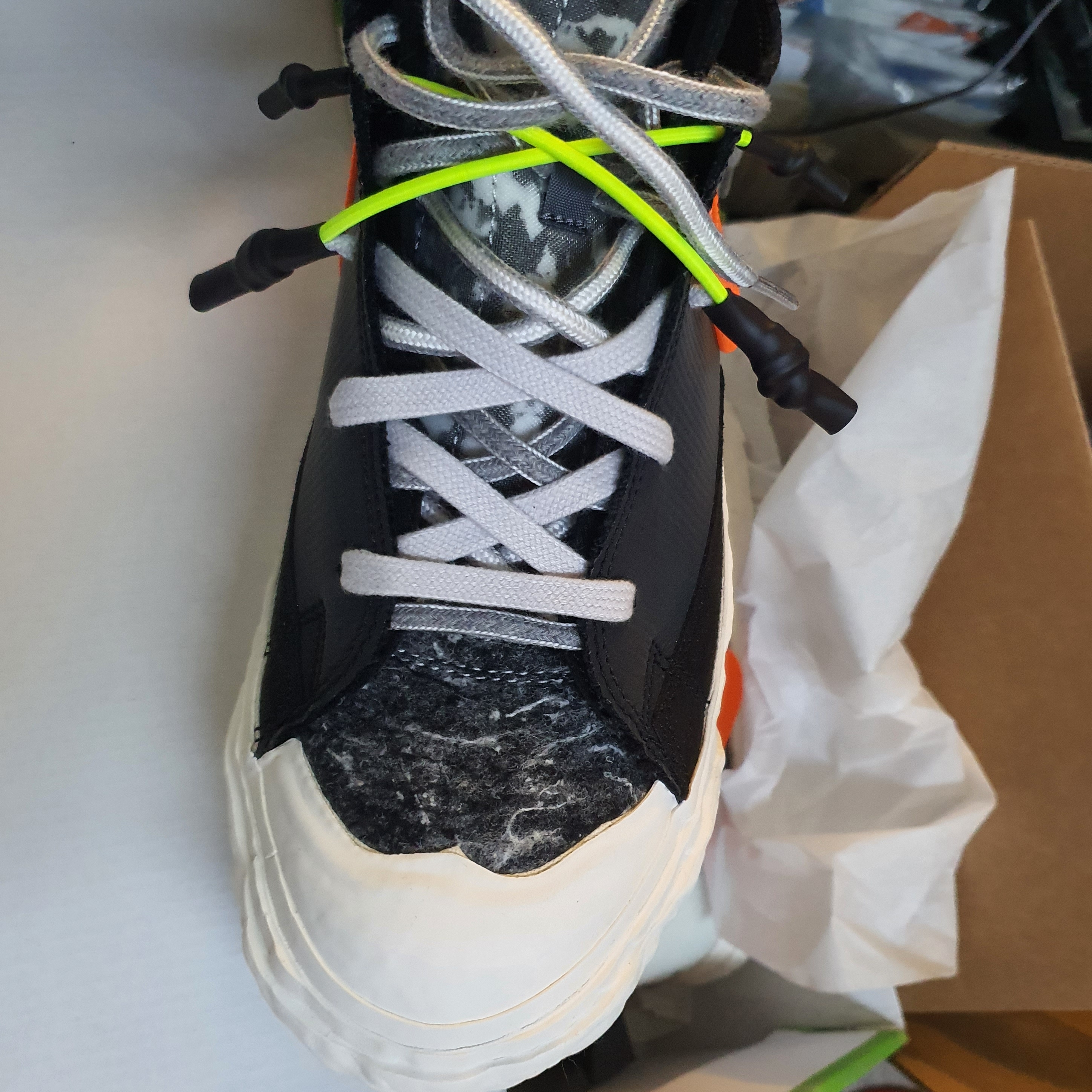 Nike x Readymade Blazer Mid Black 착용 스타일 - 2