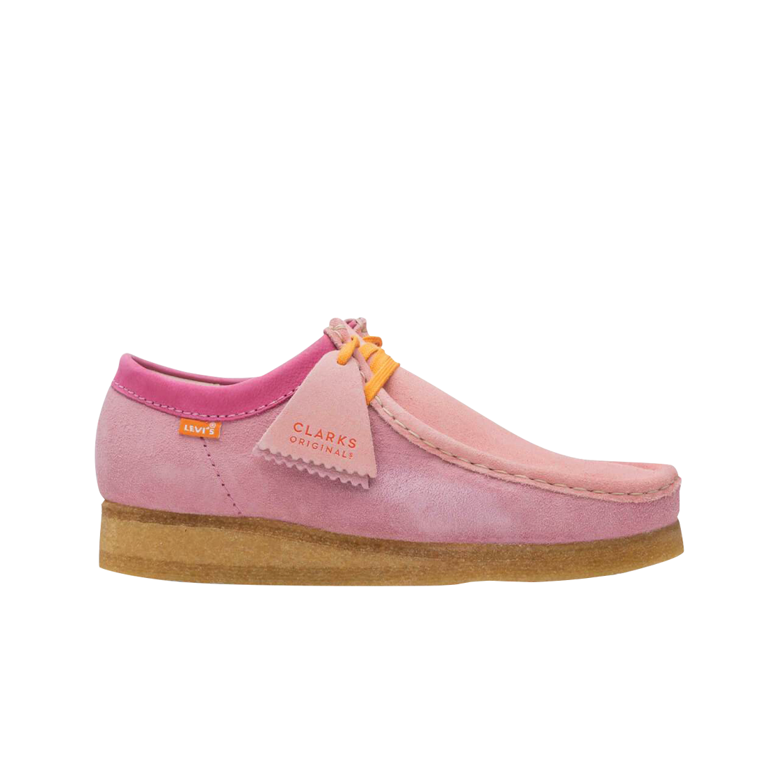 클락스 x LVC 왈라비 핑크 콤비