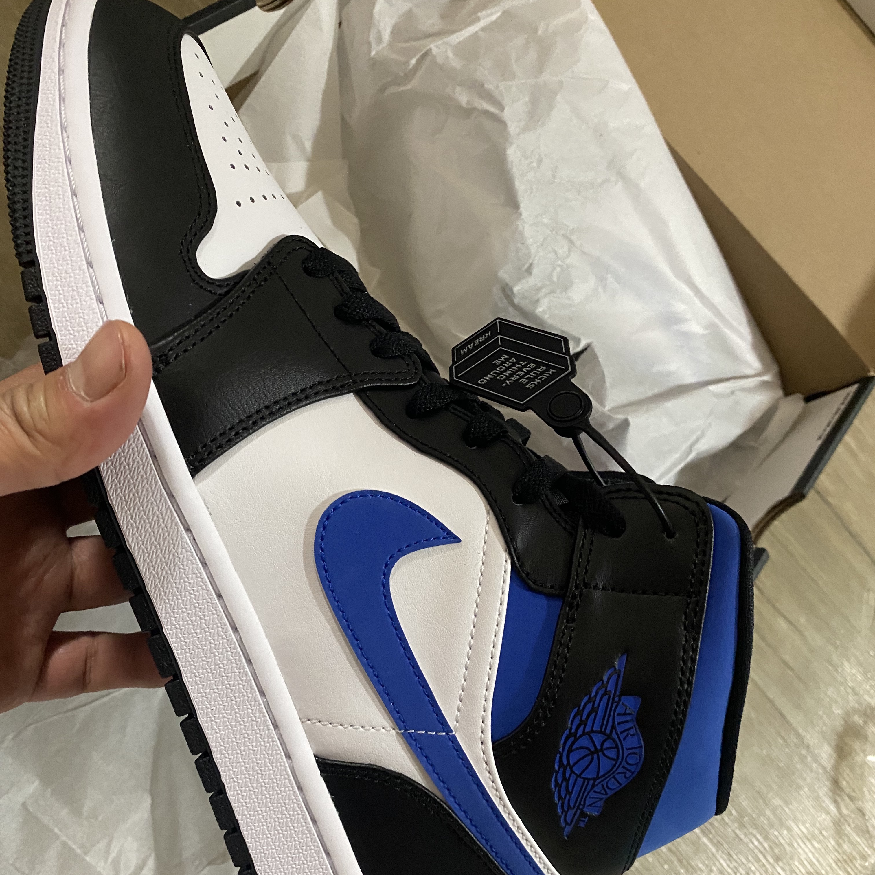 Jordan 1 Mid Racer Blue 착용 스타일 - 1