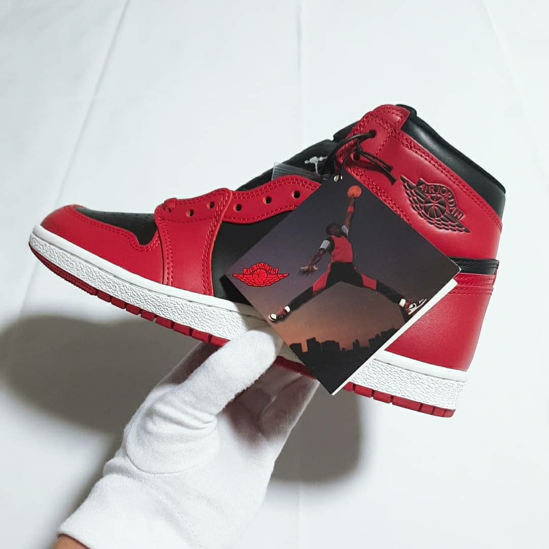 Jordan 1 High 85 Varsity Red 착용 스타일 - 2