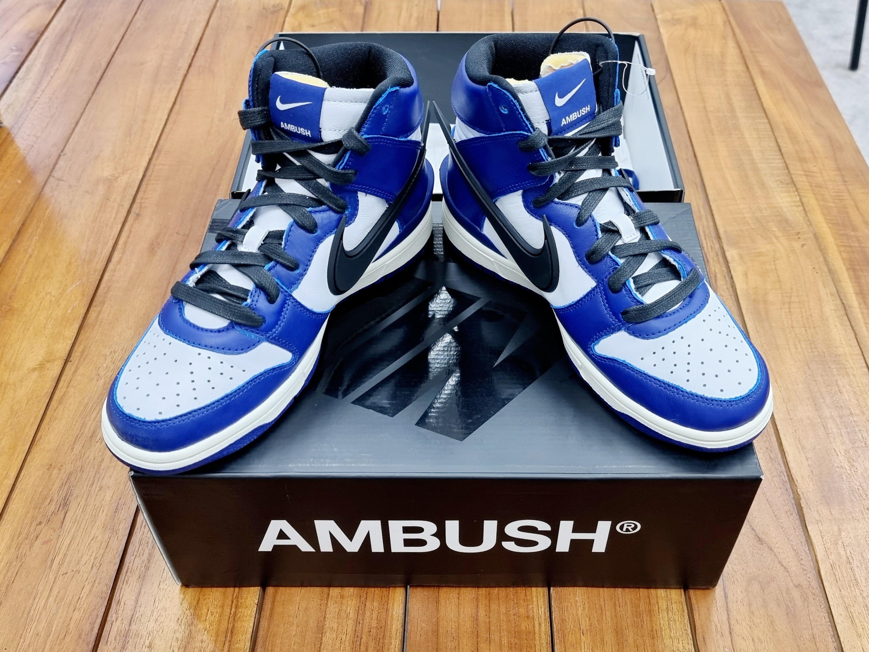 Nike x Ambush Dunk High Deep Royal Blue 착용 스타일 - 1