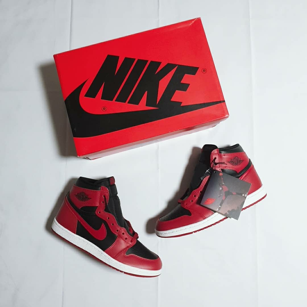 Jordan 1 High 85 Varsity Red 착용 스타일 - 5