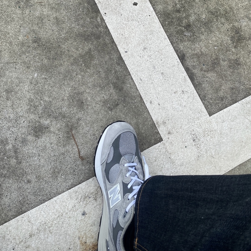 New Balance 992 Made in USA Grey - D Standard 착용 스타일