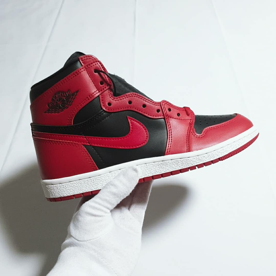 Jordan 1 High 85 Varsity Red 착용 스타일 - 1