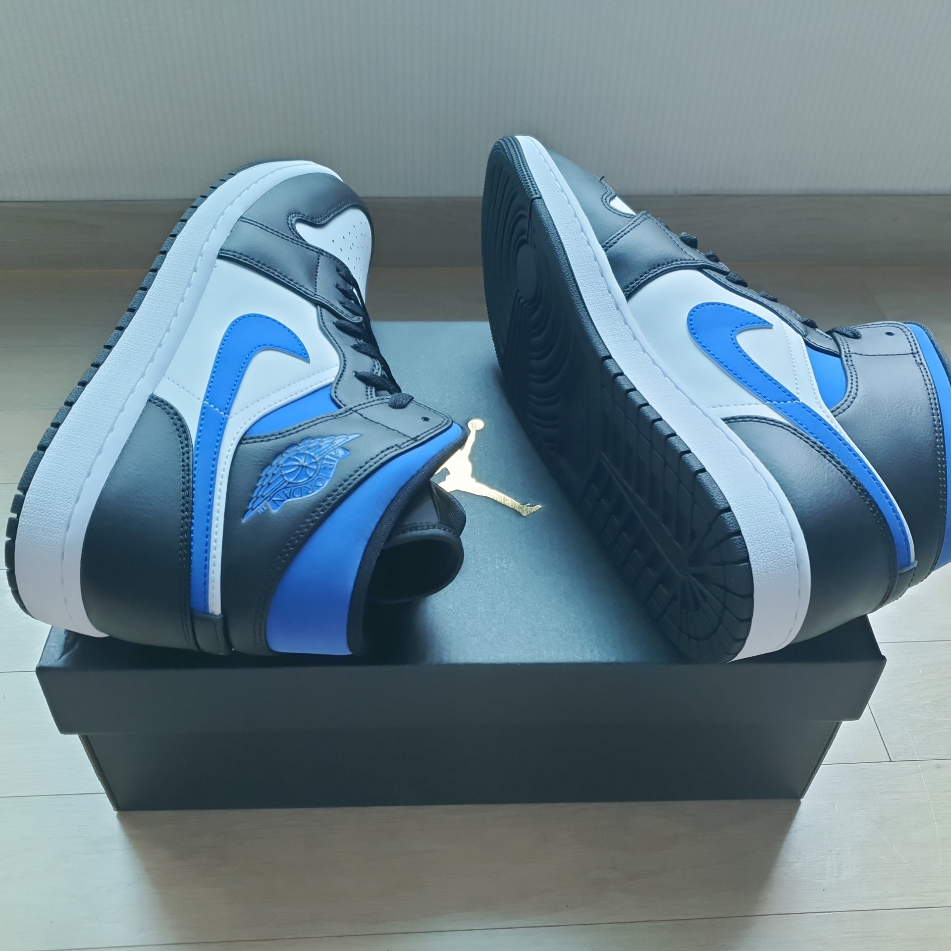 Jordan 1 Mid Racer Blue 착용 스타일 - 4