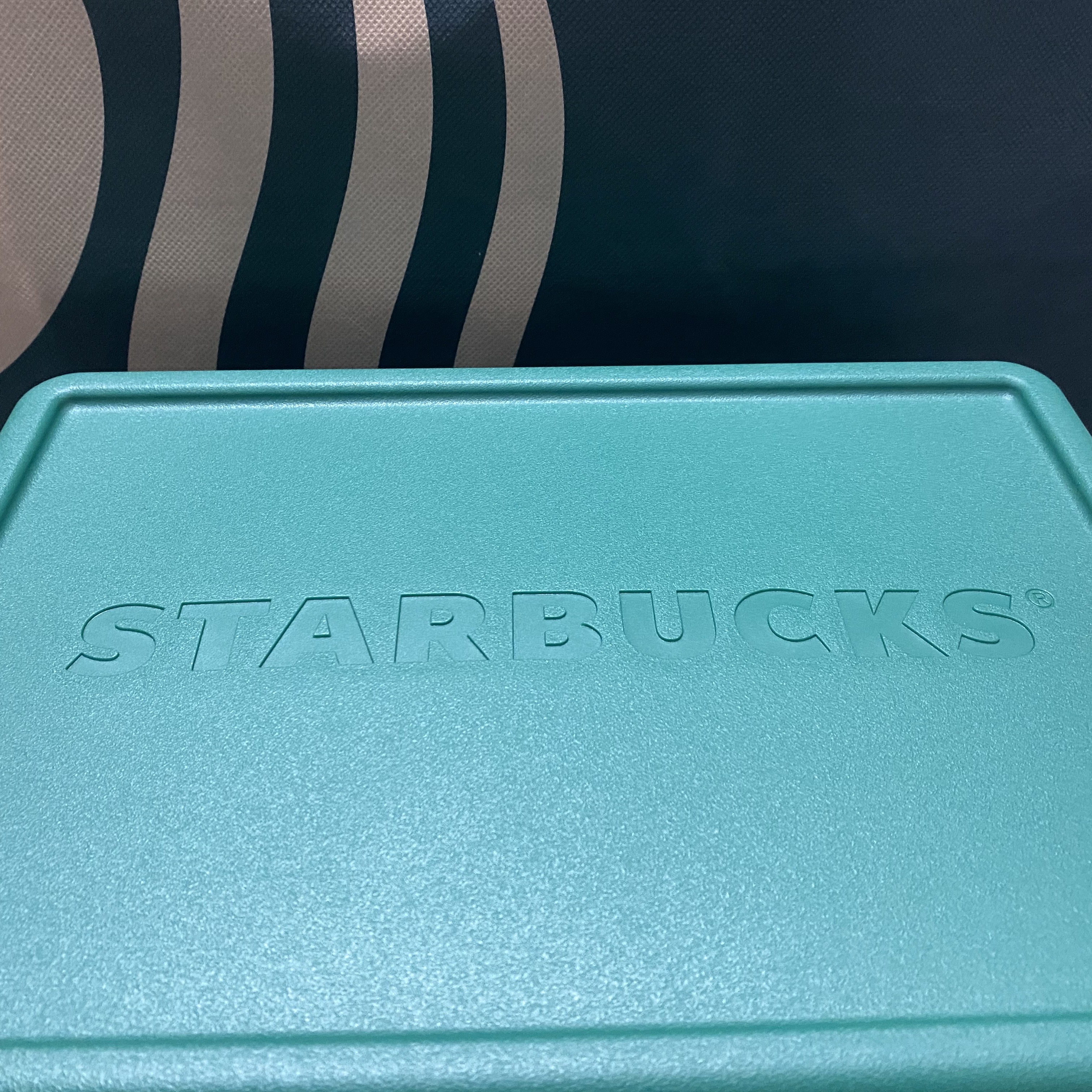 Starbucks Summer Day Cooler Summer Green 착용 스타일