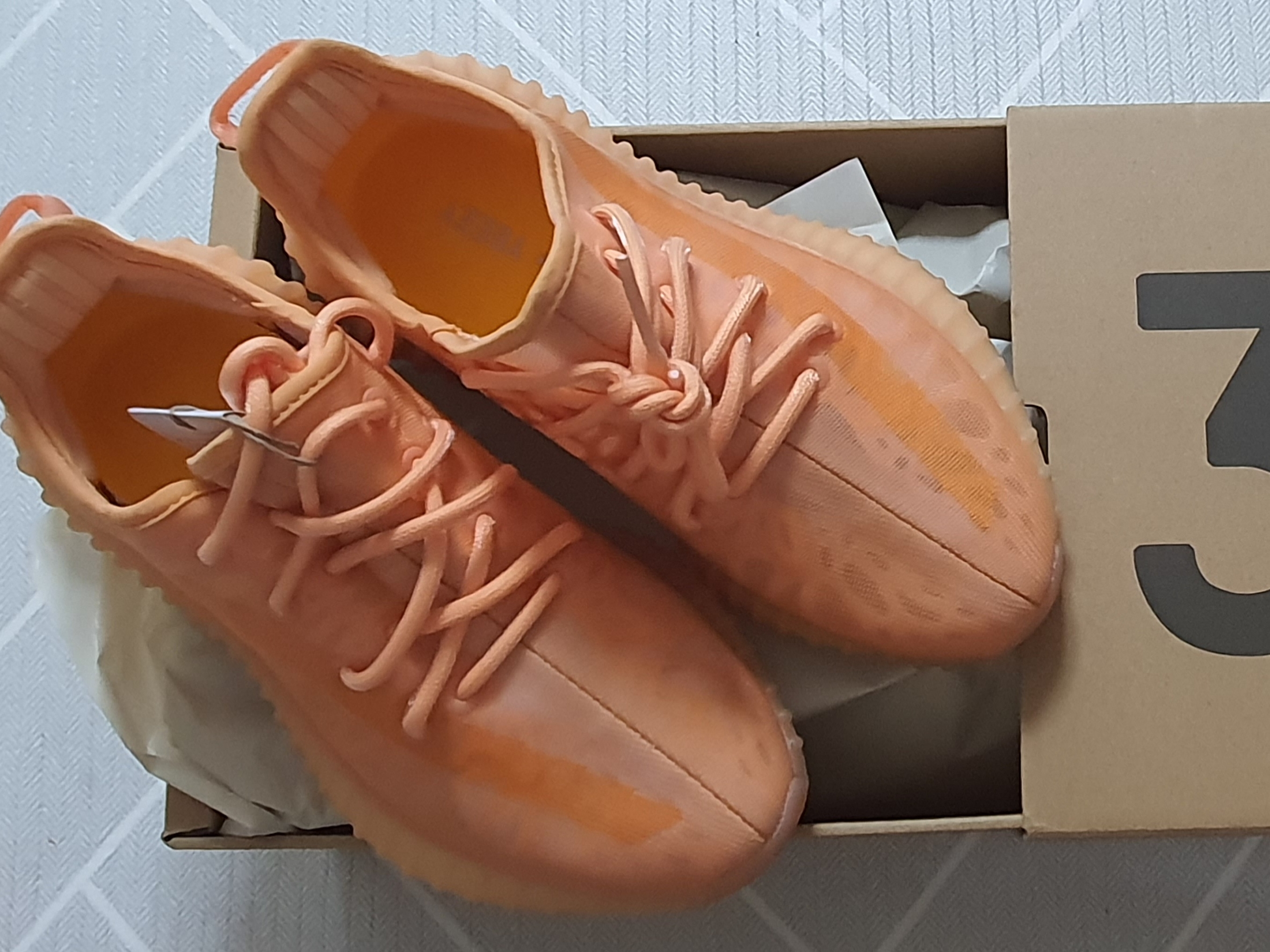 Adidas Yeezy Boost 350 V2 Mono Clay 착용 스타일 - 1