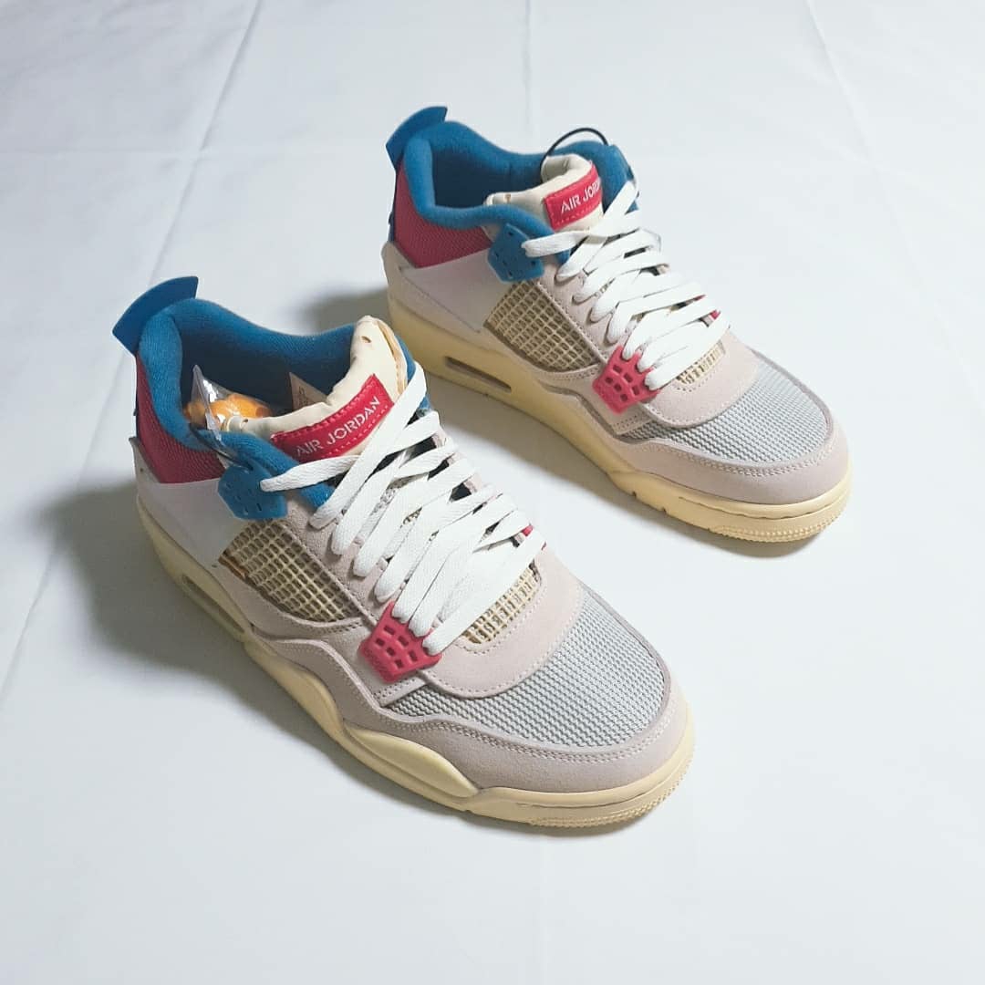 Jordan 4 x Union Retro Guava Ice 착용 스타일 - 1