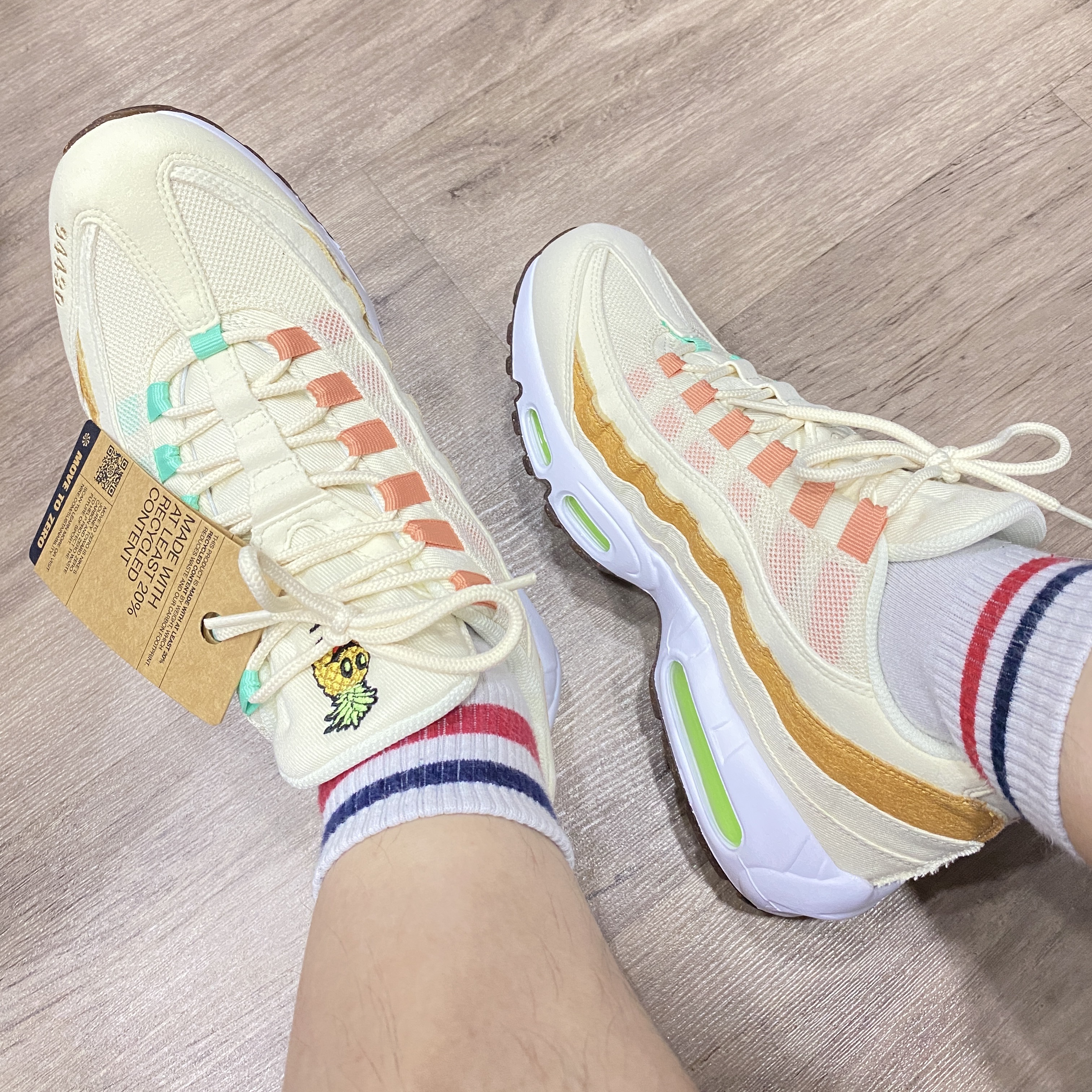 Nike Air Max 95 NRG Pineapple 착용 스타일