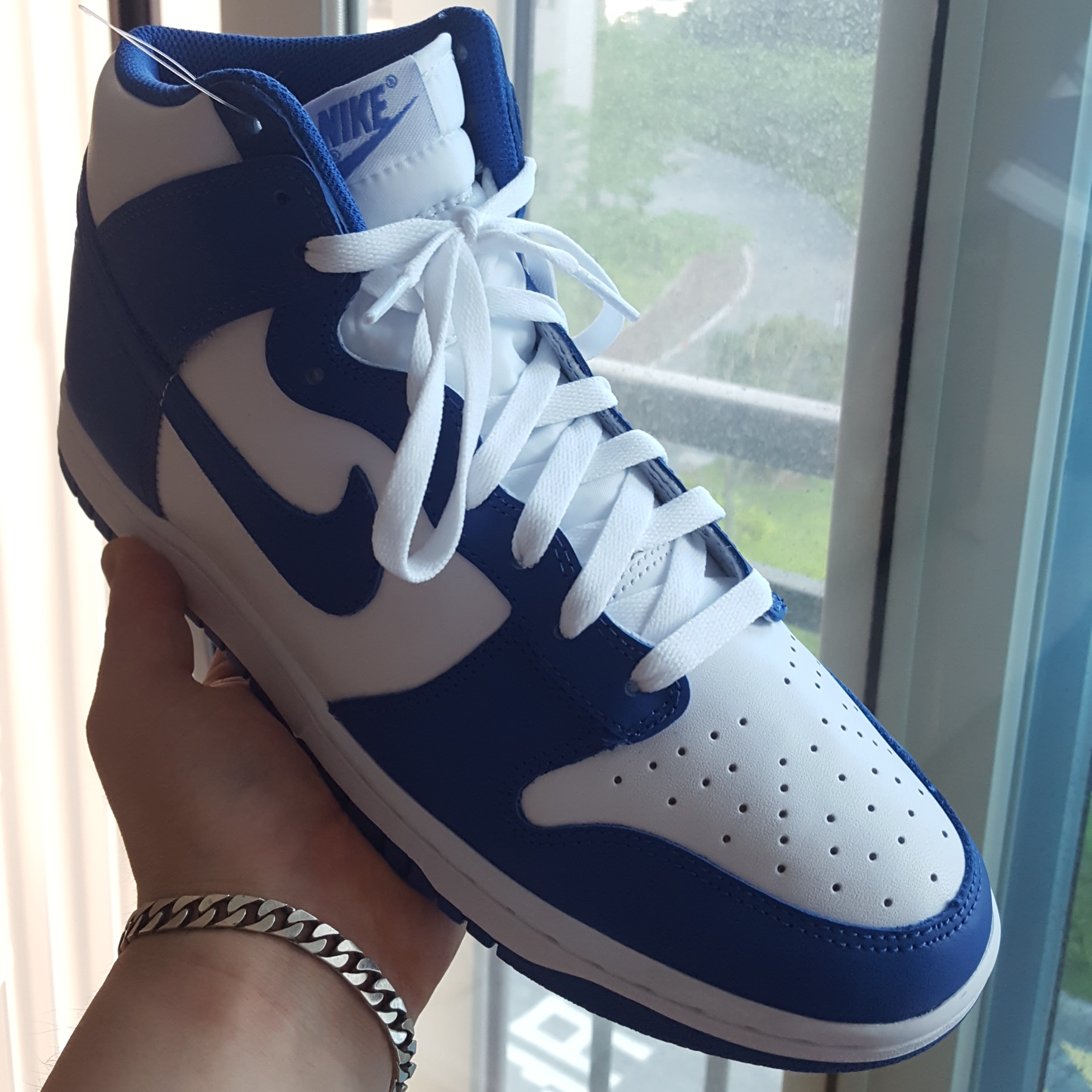 Nike Dunk High Retro Game Royal 착용 스타일