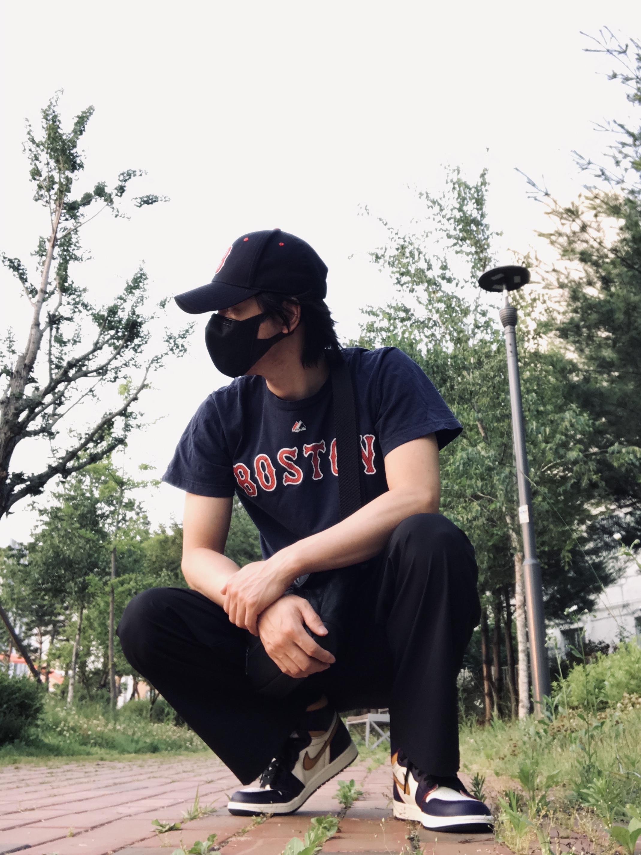 Jordan 1 Retro High OG Defiant SB LA to Chicago 착용 스타일 - 1