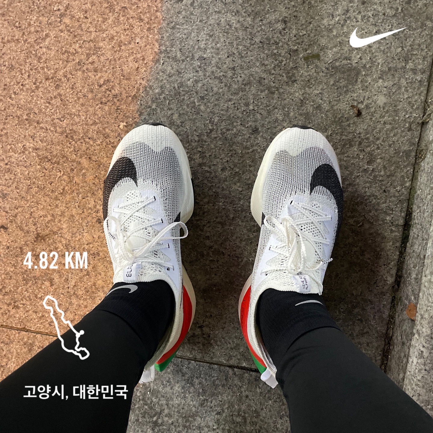 Nike Air Zoom Alphafly Next% Eliud Kipchoge Kenya 착용 스타일