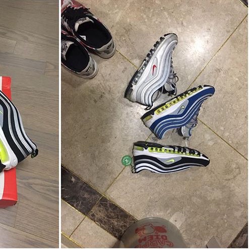 Nike Air Max 97 OG Black Volt Asia, Nike Air Max 97 OG Royal Neon 착용 스타일