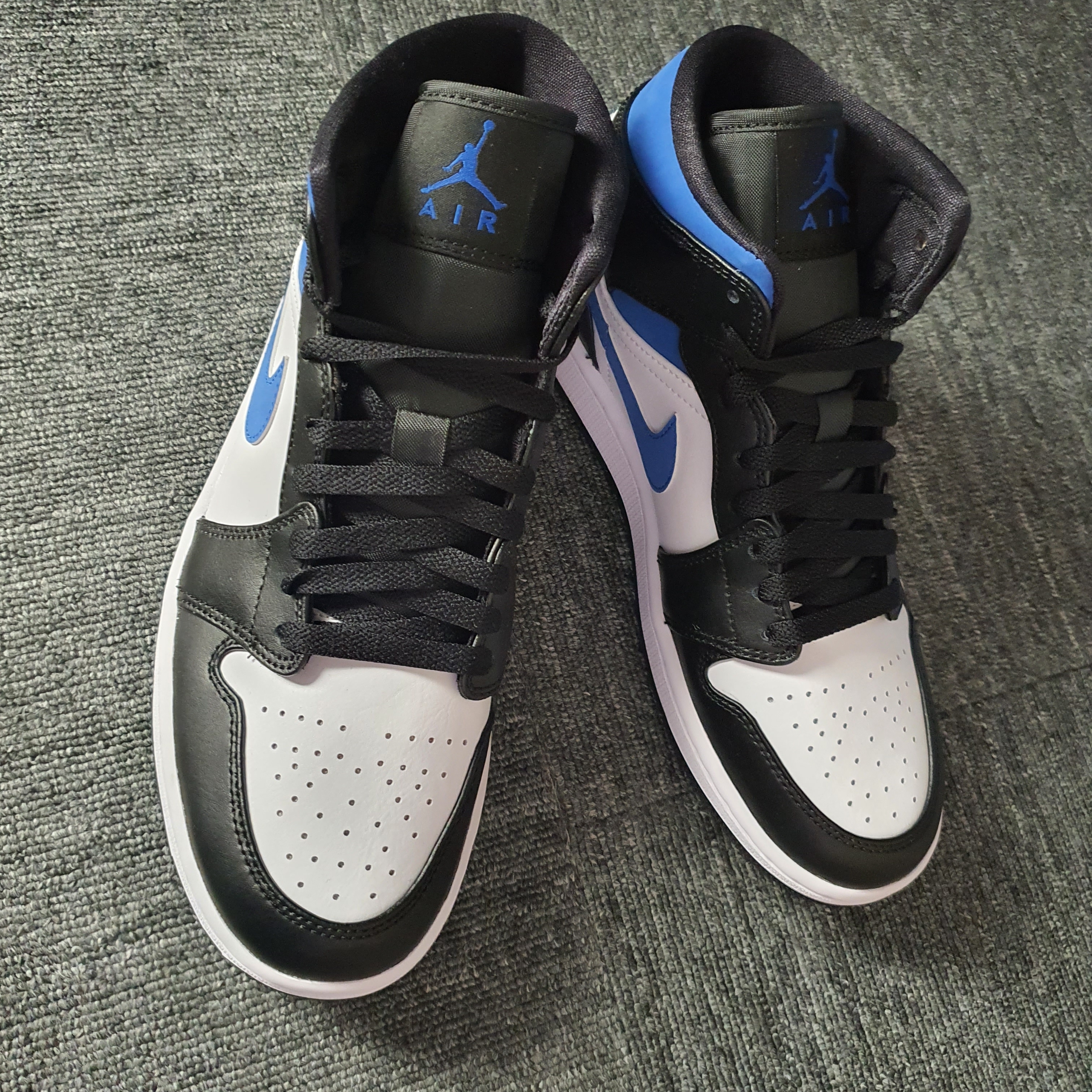 Jordan 1 Mid Racer Blue 착용 스타일 - 3