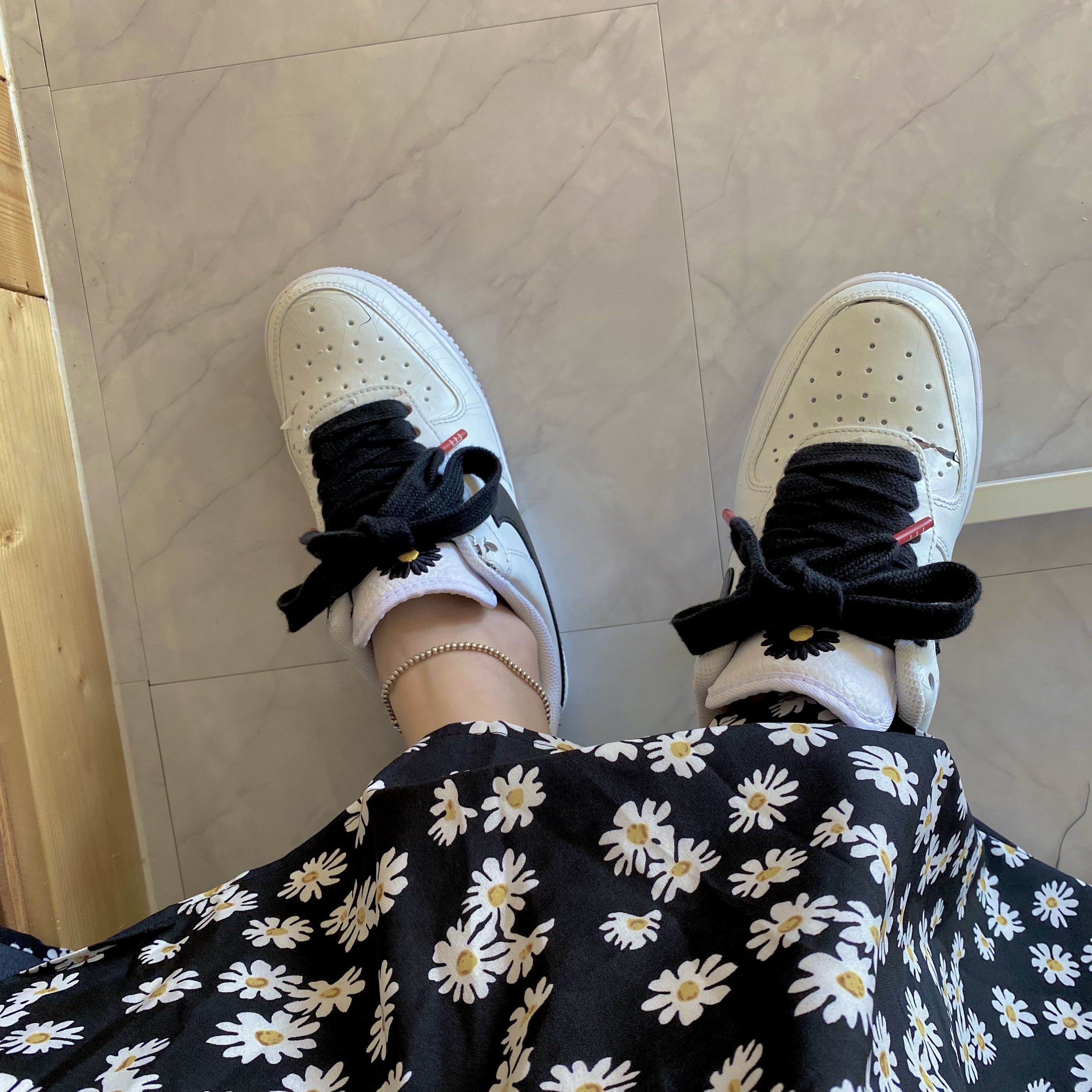 Nike x Peaceminusone Air Force 1 Low Para-Noise 2.0 착용 스타일 - 1