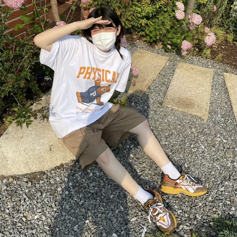 Asics x Andersson Bell Gel-1090 White Orange 착용 스타일 - 3