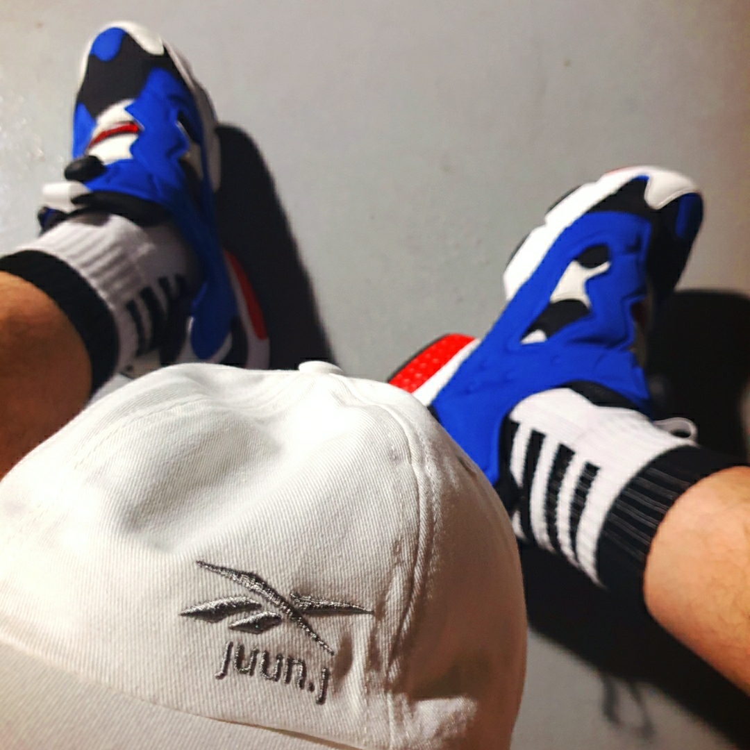 Reebok Instapump Fury Tricolor 착용 스타일 - 5