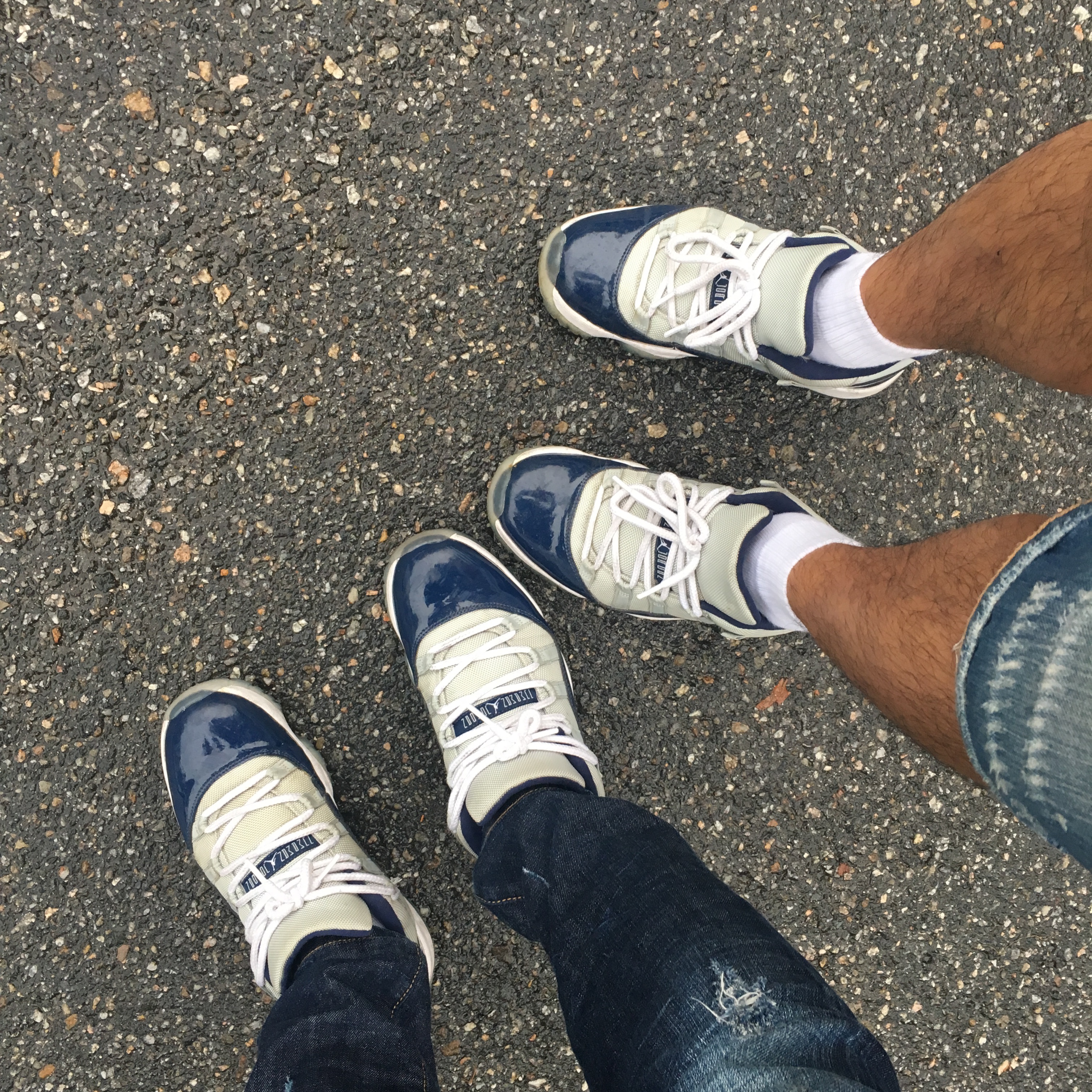 Jordan 11 Retro Low Georgetown 착용 스타일