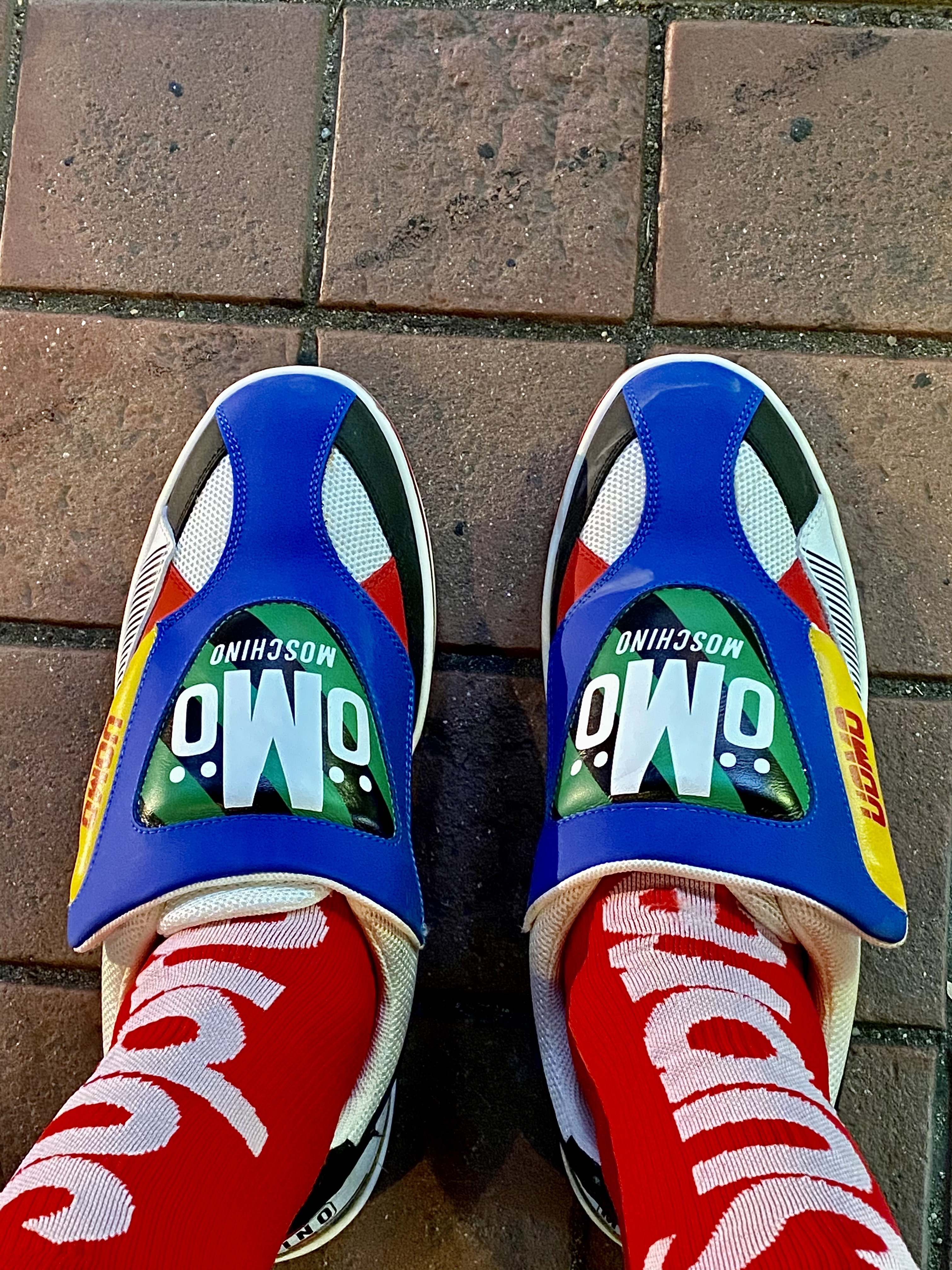 Supreme x Nike Lightweight Crew Socks Red (1 Pack) 착용 스타일