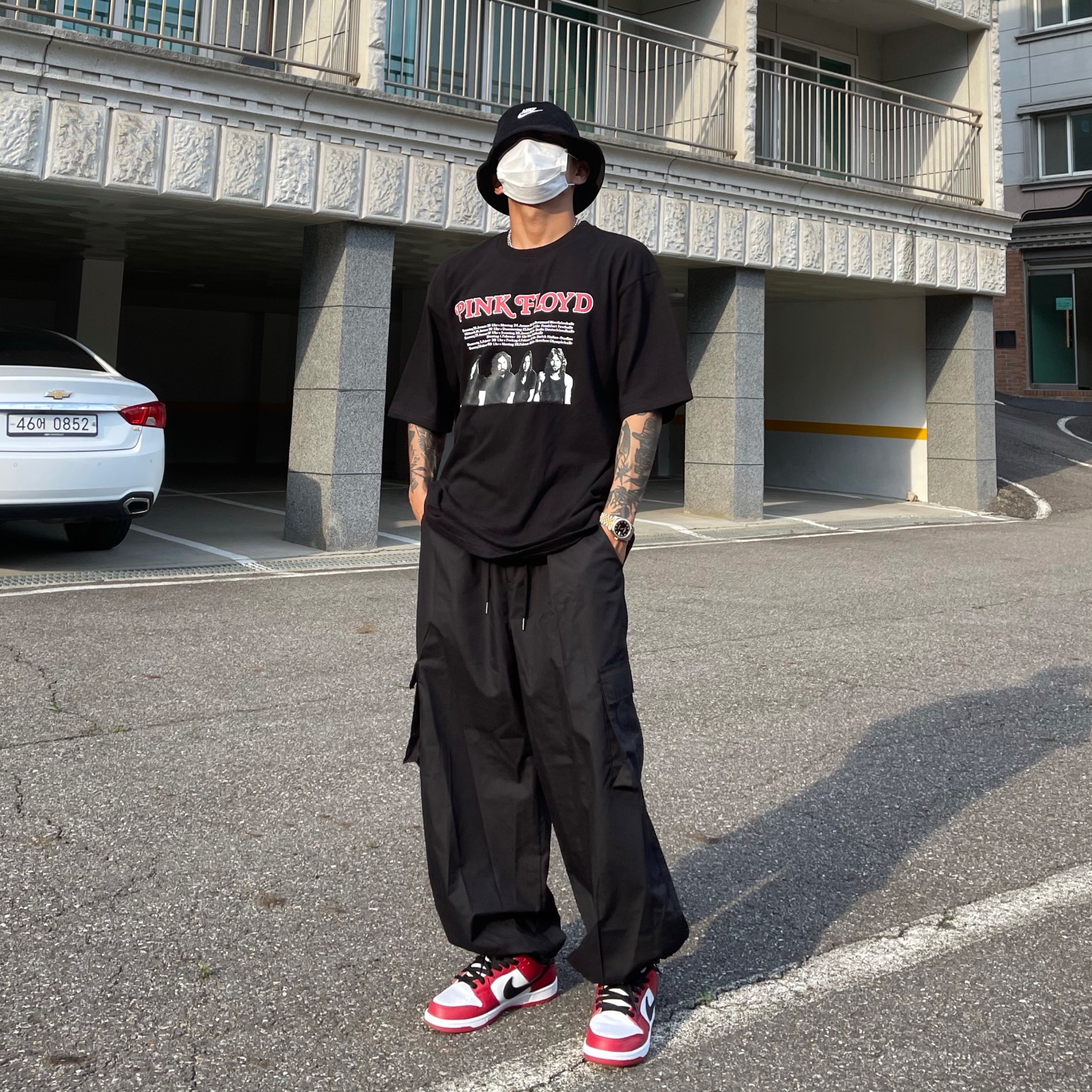 Nike SB Dunk Low Pro Chicago 착용 스타일 - 3