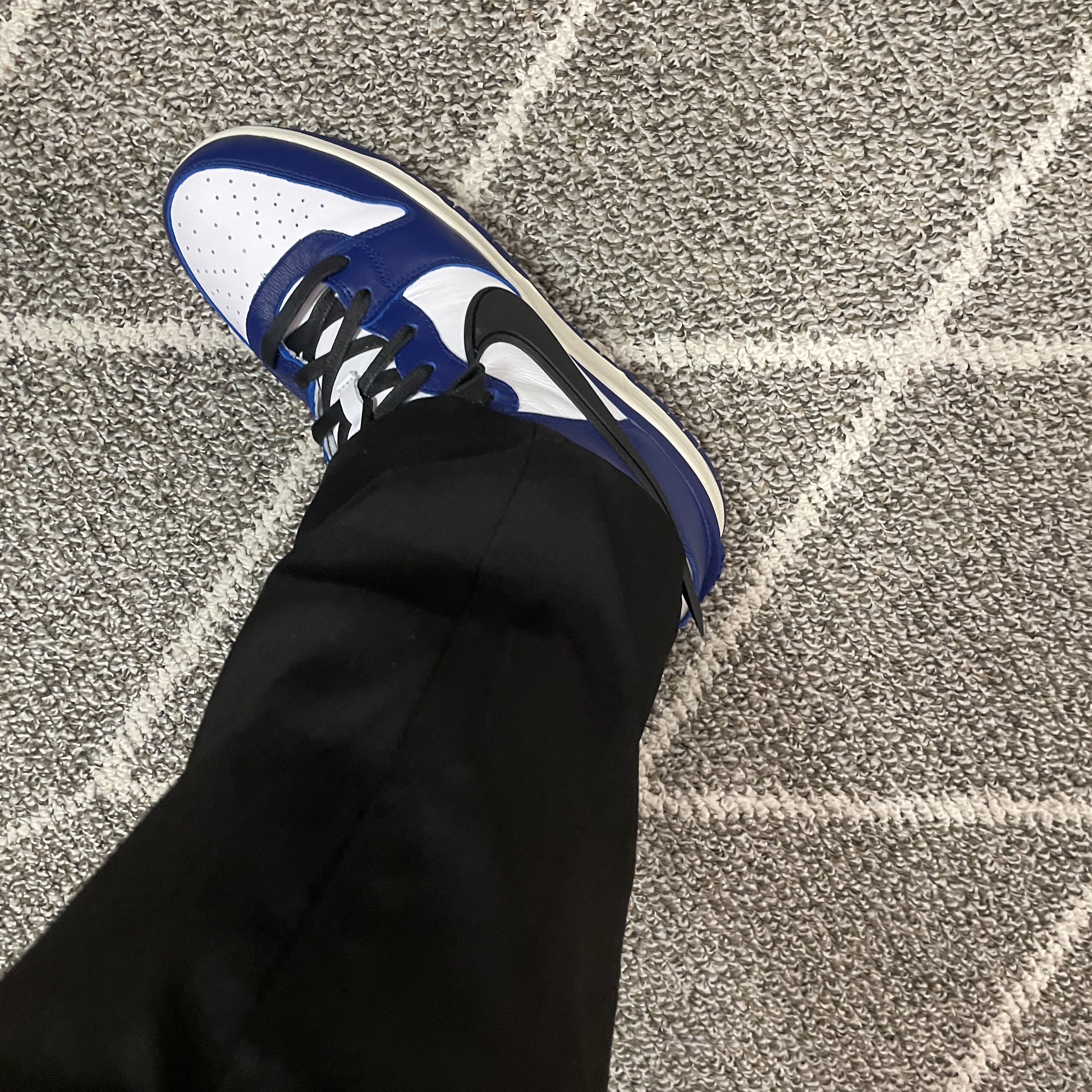 Nike x Ambush Dunk High Deep Royal Blue 착용 스타일 - 1