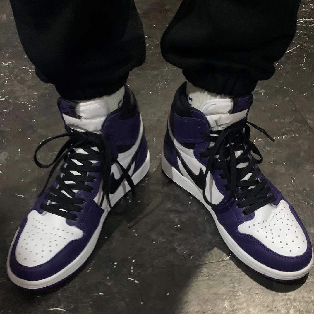 Jordan 1 Retro High OG Court Purple 2020 착용 스타일