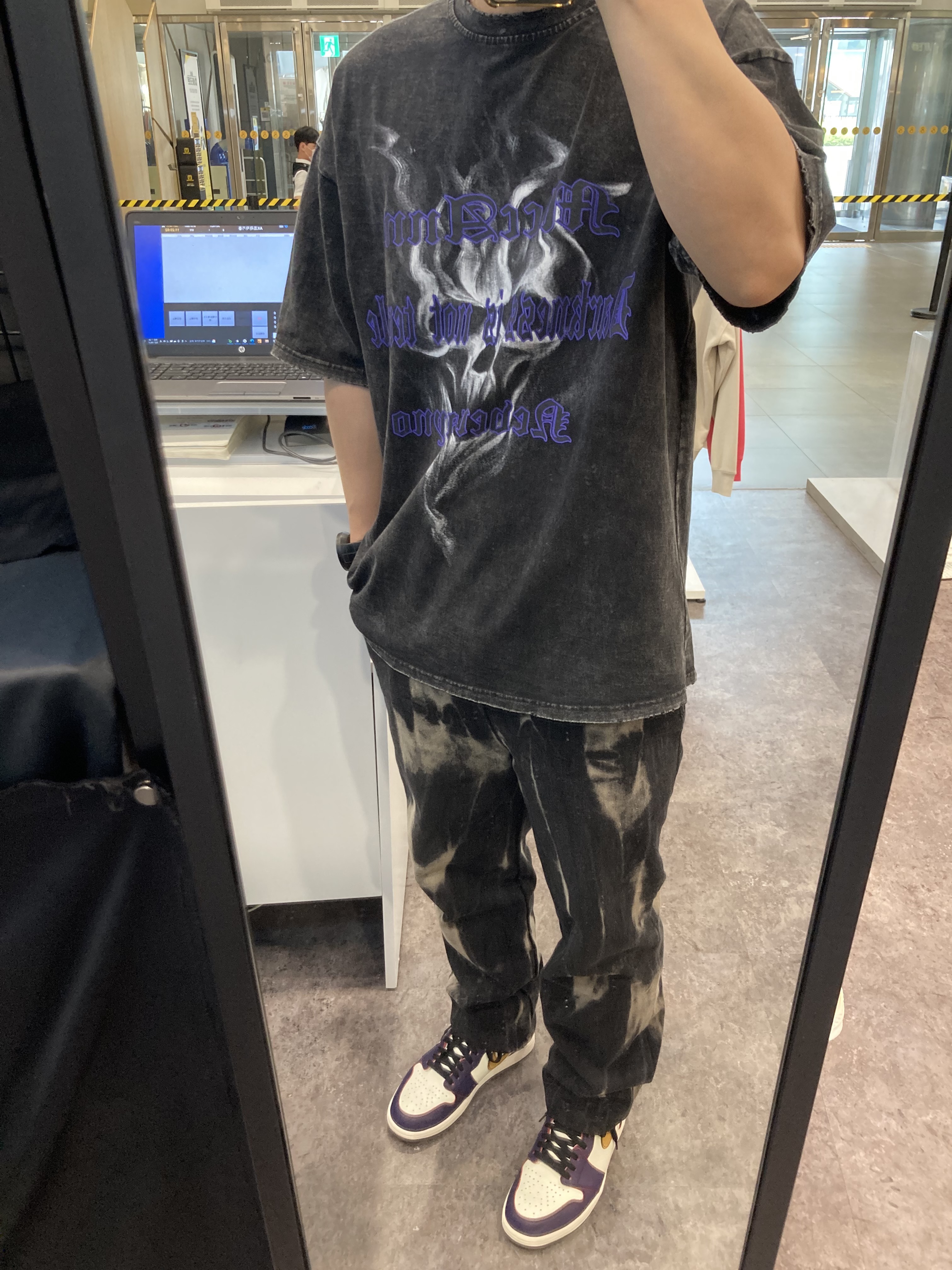Jordan 1 Retro High OG Defiant SB LA to Chicago 착용 스타일