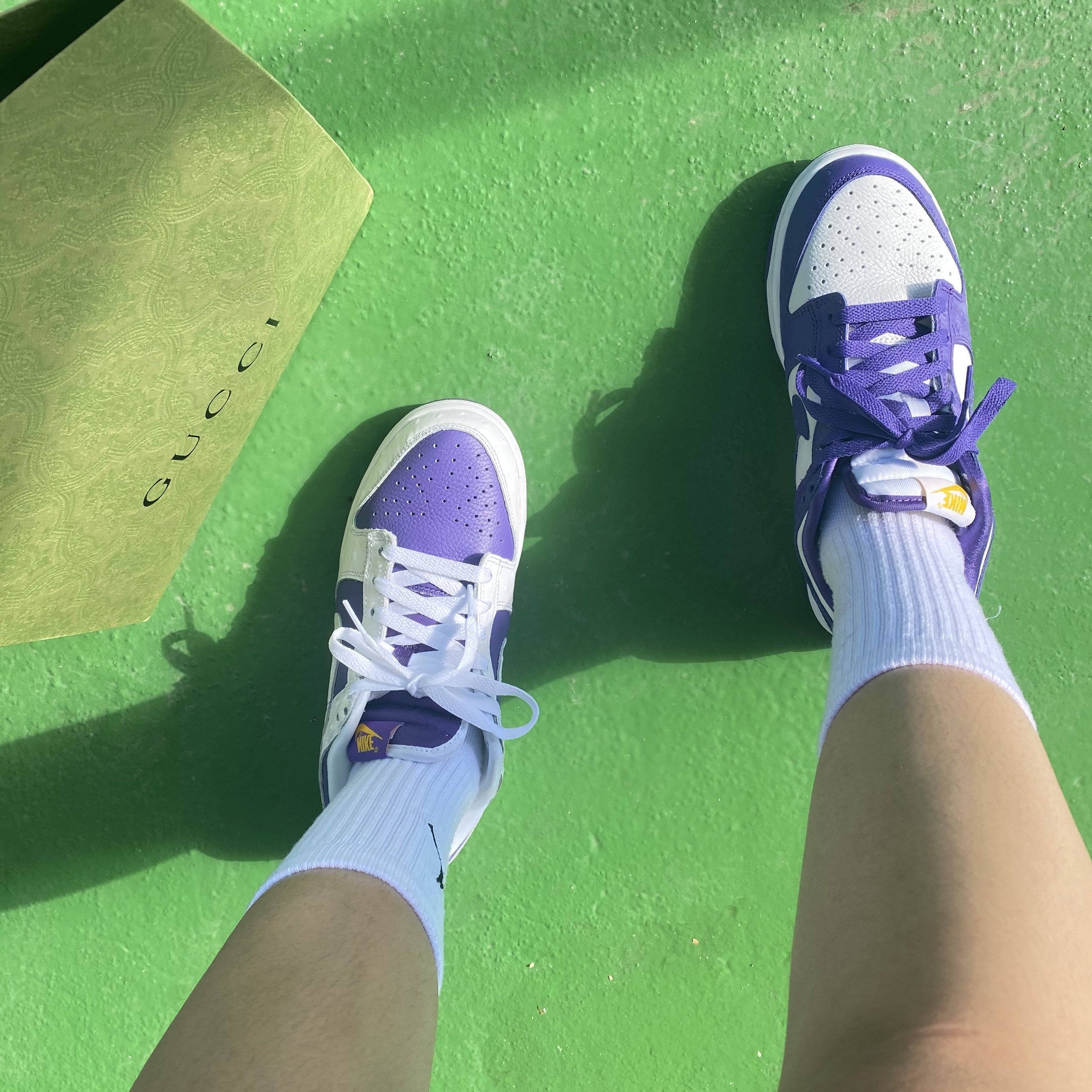 (W) Nike Dunk Low SE Flip 착용 스타일