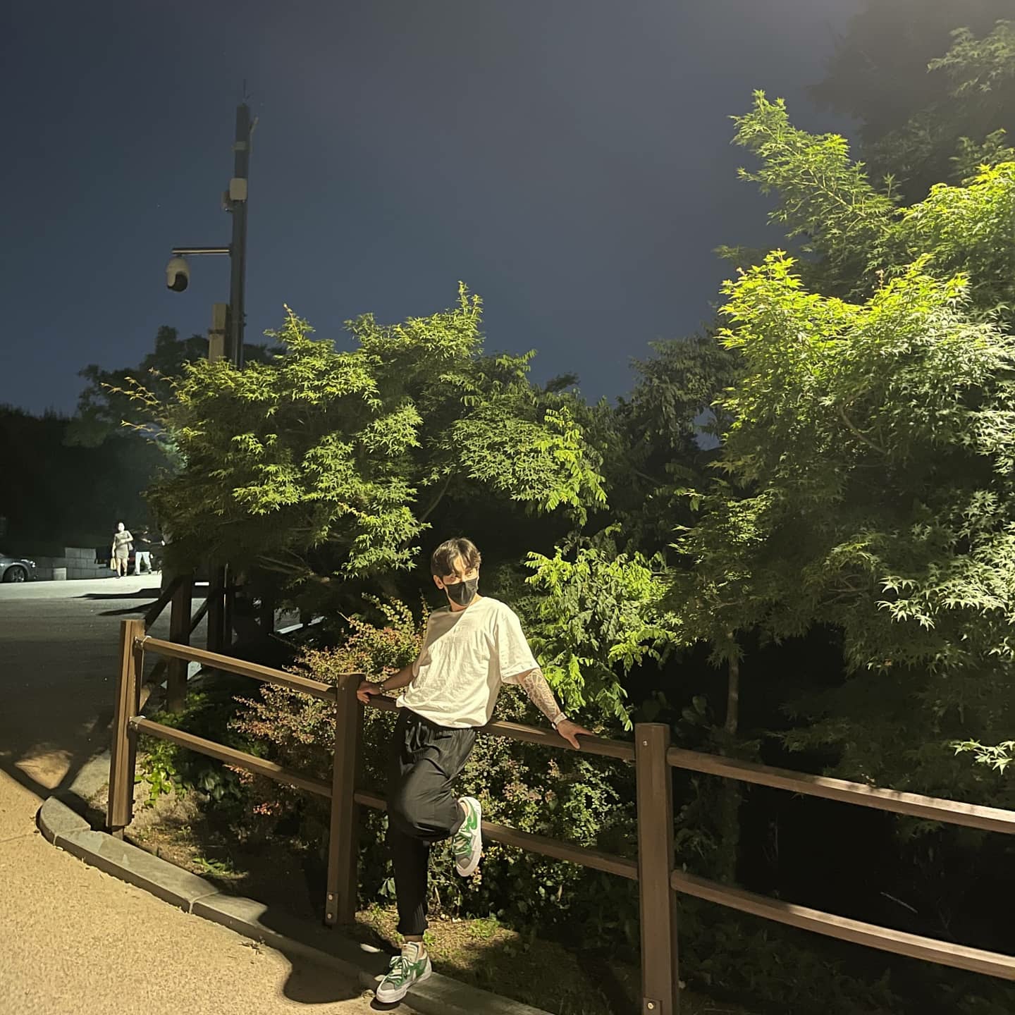Nike x Sacai Blazer Low Classic Green 착용 스타일