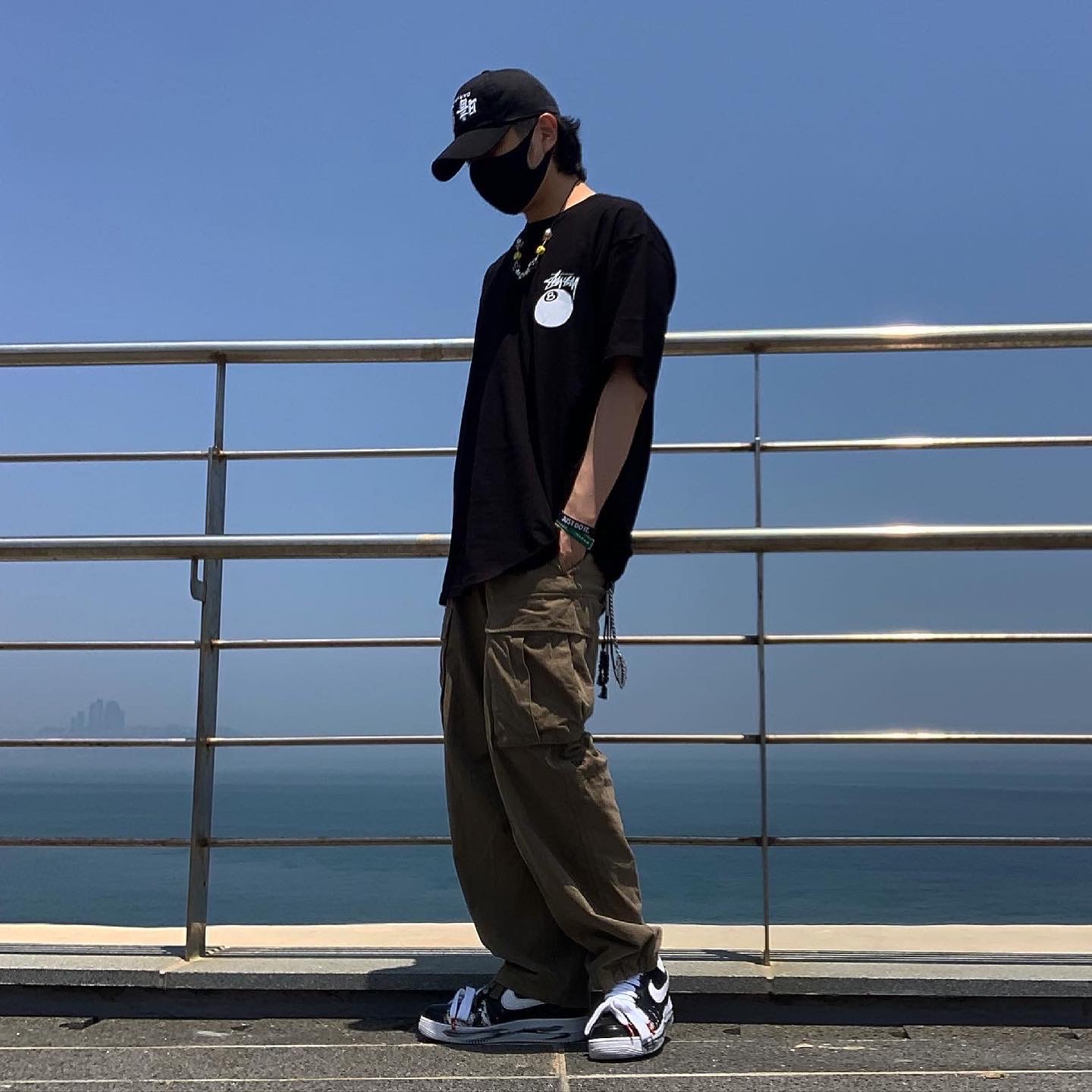 Nike x Peaceminusone Air Force 1 Low Para-Noise 착용 스타일 - 1