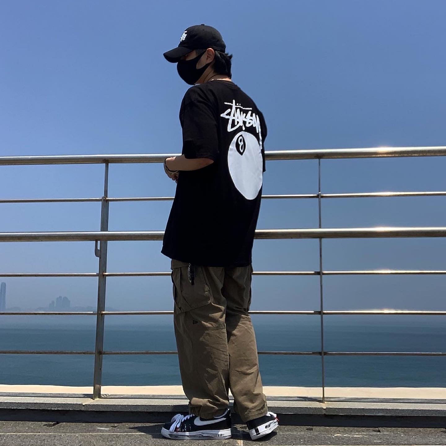 Nike x Peaceminusone Air Force 1 Low Para-Noise 착용 스타일 - 3