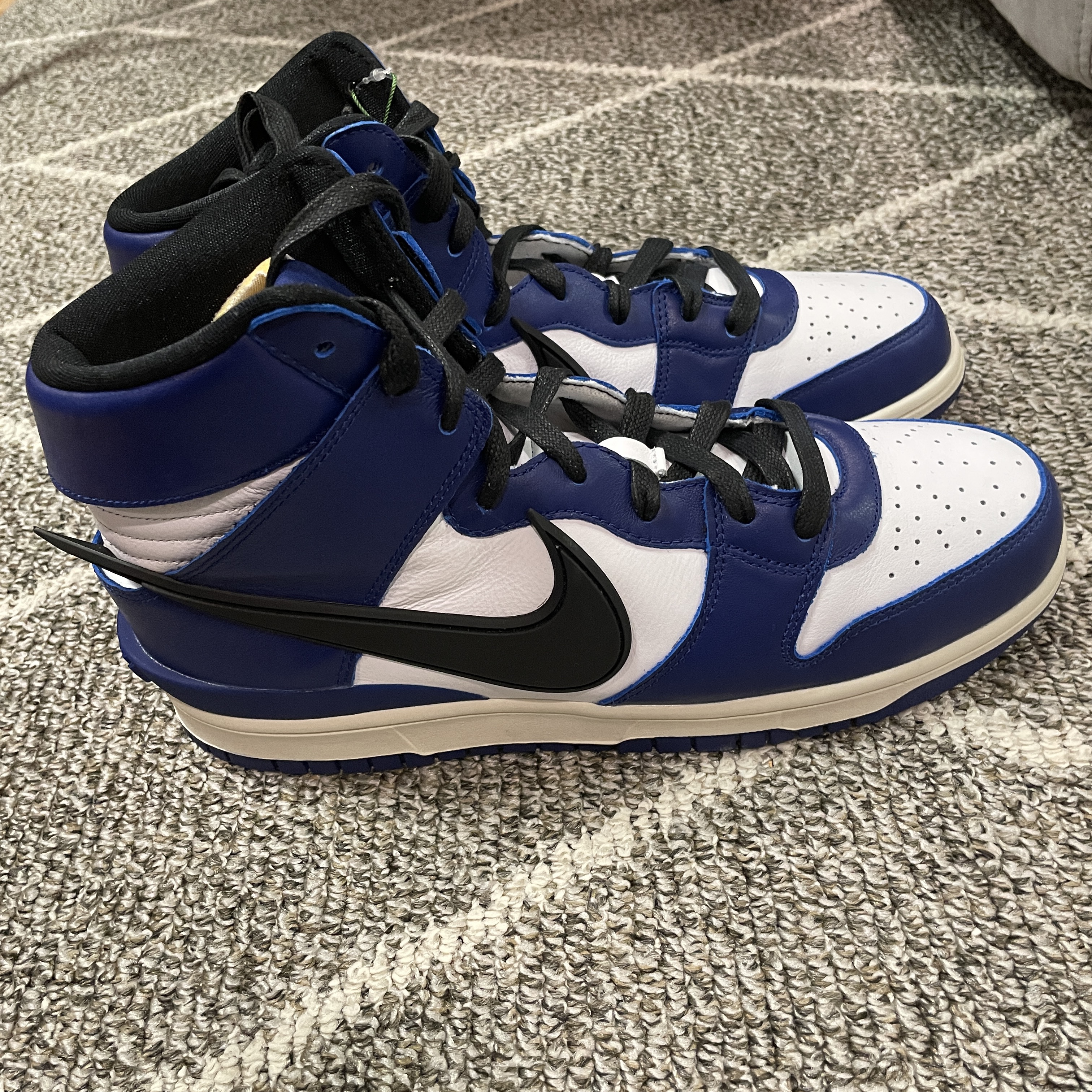 Nike x Ambush Dunk High Deep Royal Blue 착용 스타일 - 2