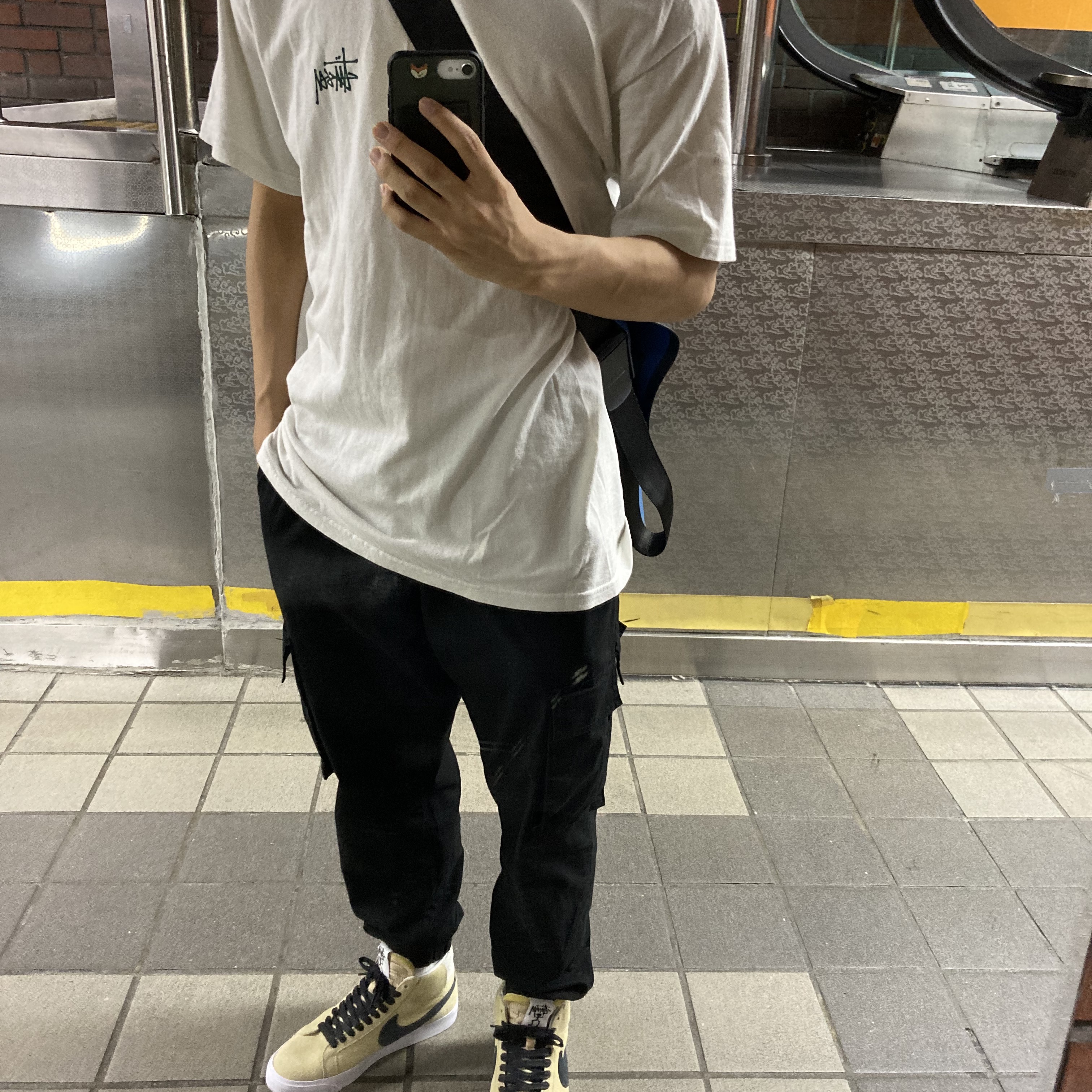 Nike x Stussy SB Zoom Blazer Mid 착용 스타일 - 1