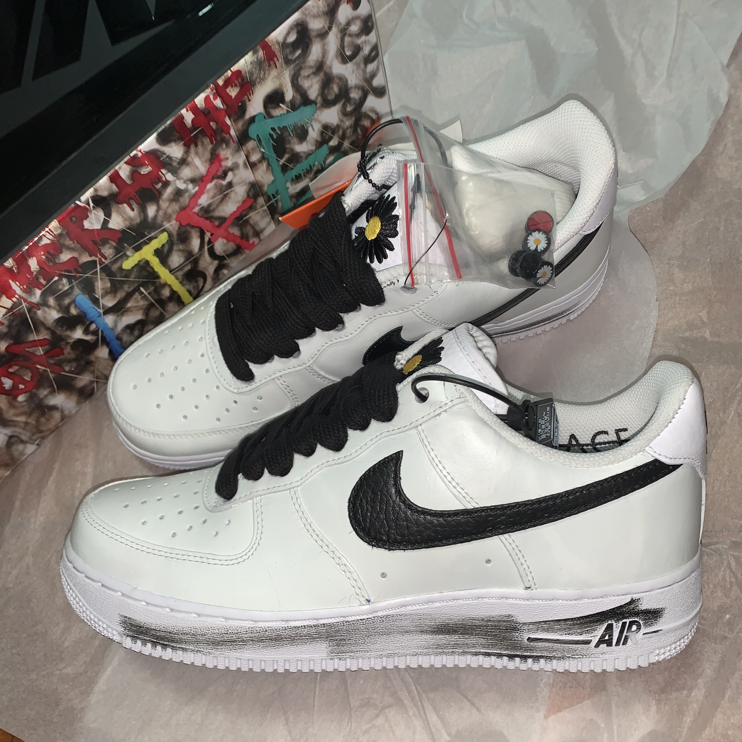 Nike x Peaceminusone Air Force 1 Low Para-Noise 2.0 착용 스타일