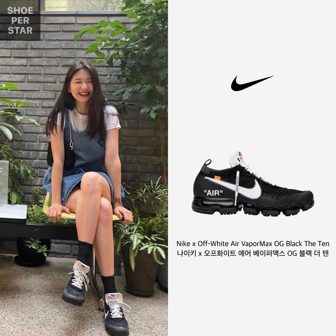 Nike x Off-White Air VaporMax OG Black The Ten 착용 스타일 - 1