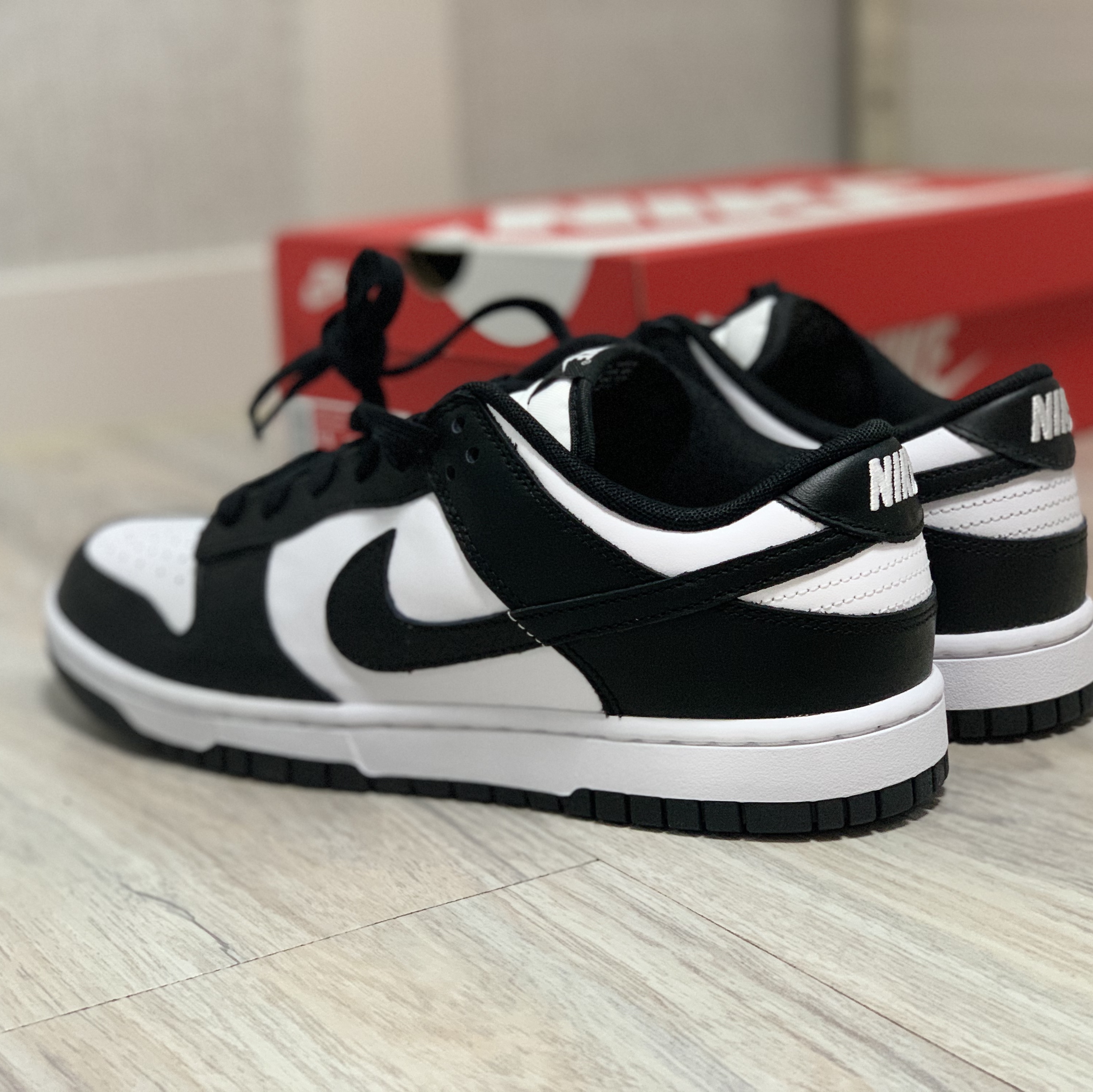 Nike Dunk Low Retro Black 착용 스타일 - 3