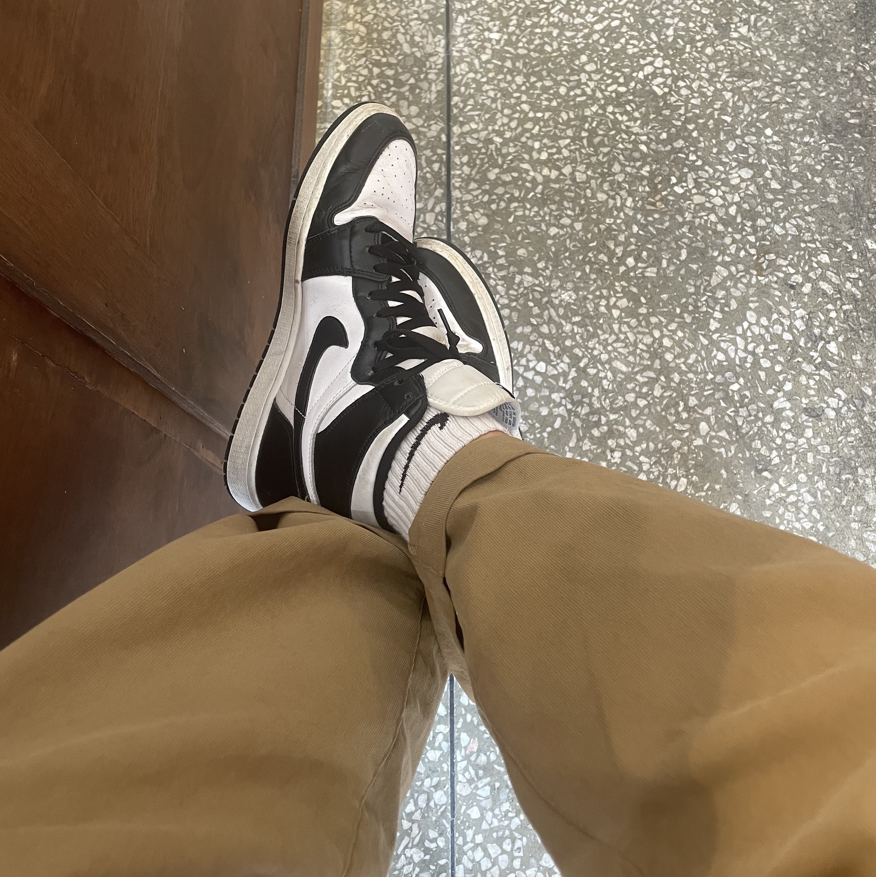 Jordan 1 Retro High OG Black White 2014 착용 스타일