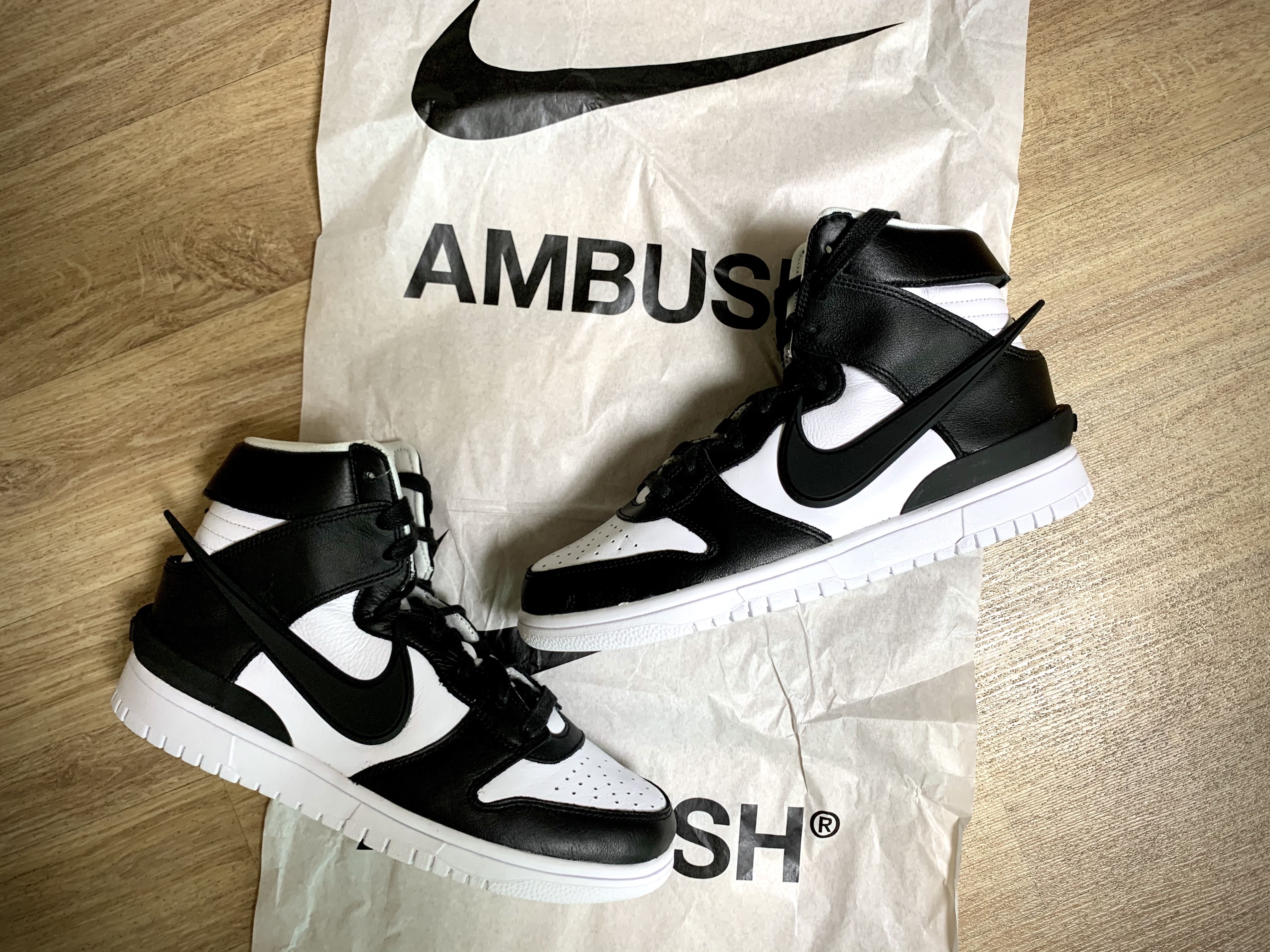 Nike x Ambush Dunk High Black 착용 스타일