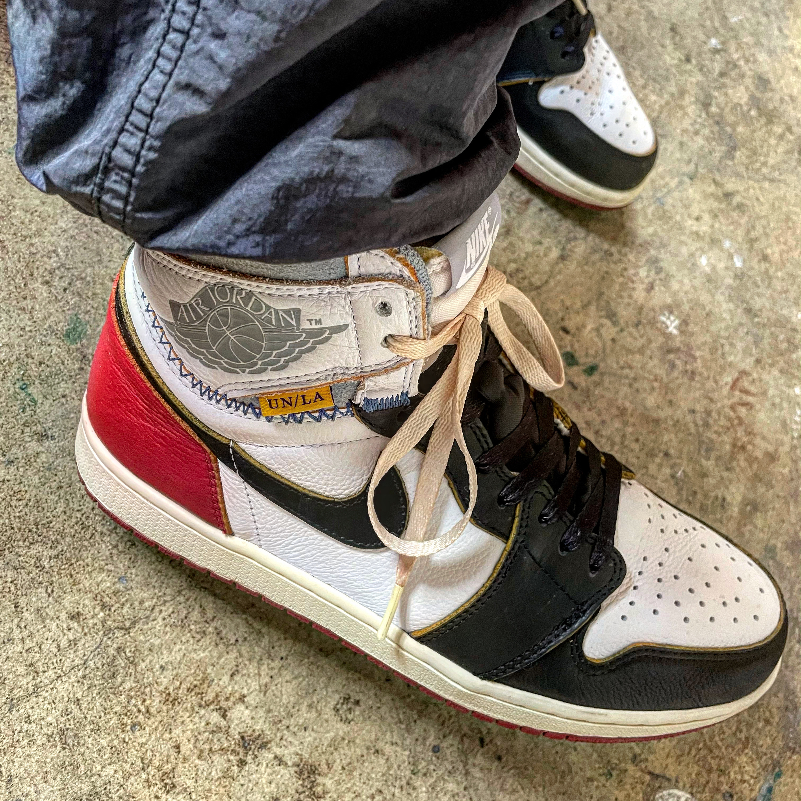 Jordan 1 x Union Retro High Black Toe 착용 스타일